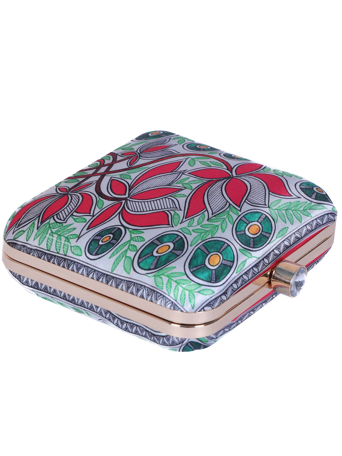 VRPS Printed Clutch | Handcrafted Ethnic Bag | SWIS-1347 | Additional Angle