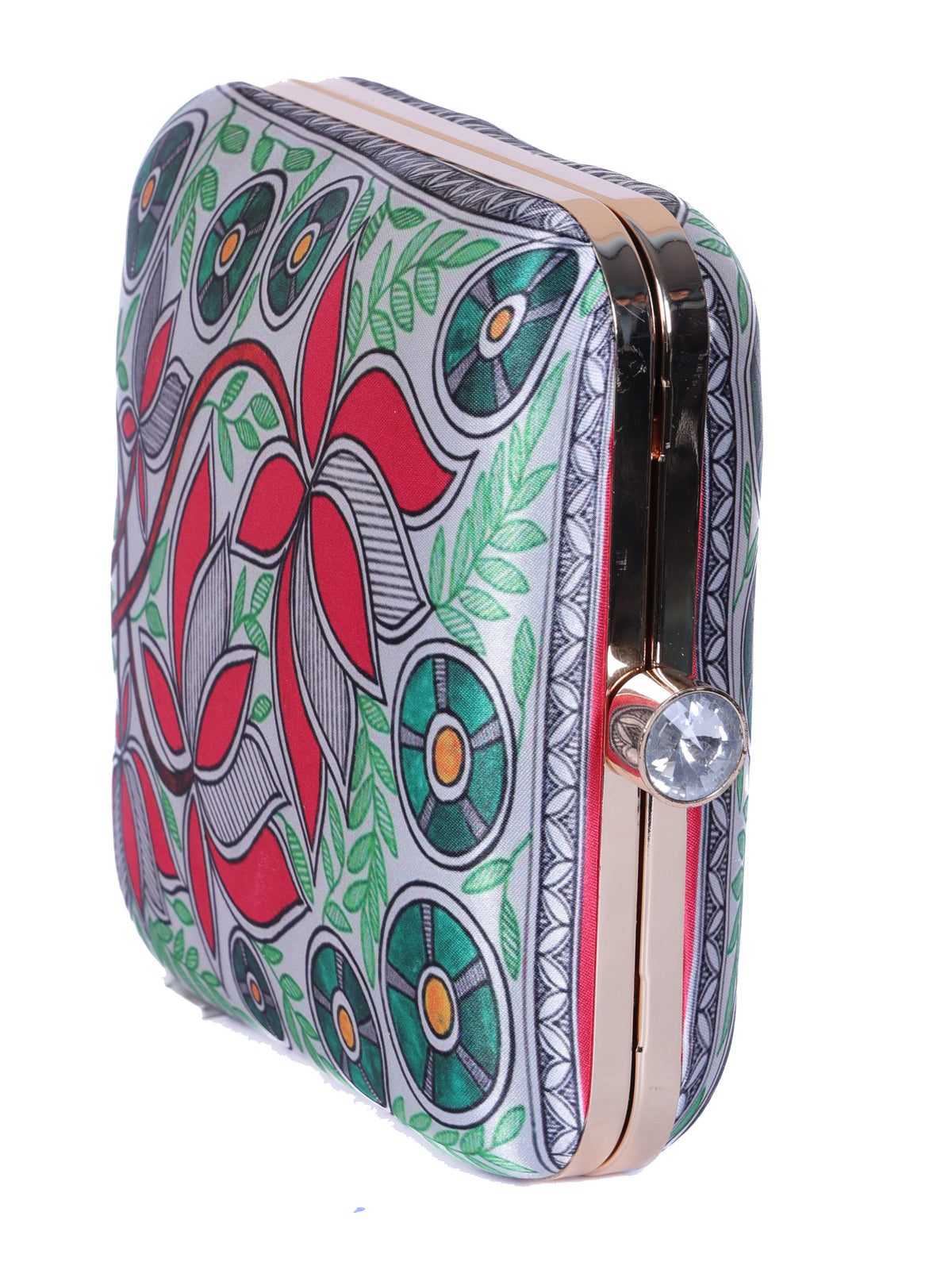 VRPS Printed Clutch | Handcrafted Ethnic Bag | SWIS-1347 | Additional Angle