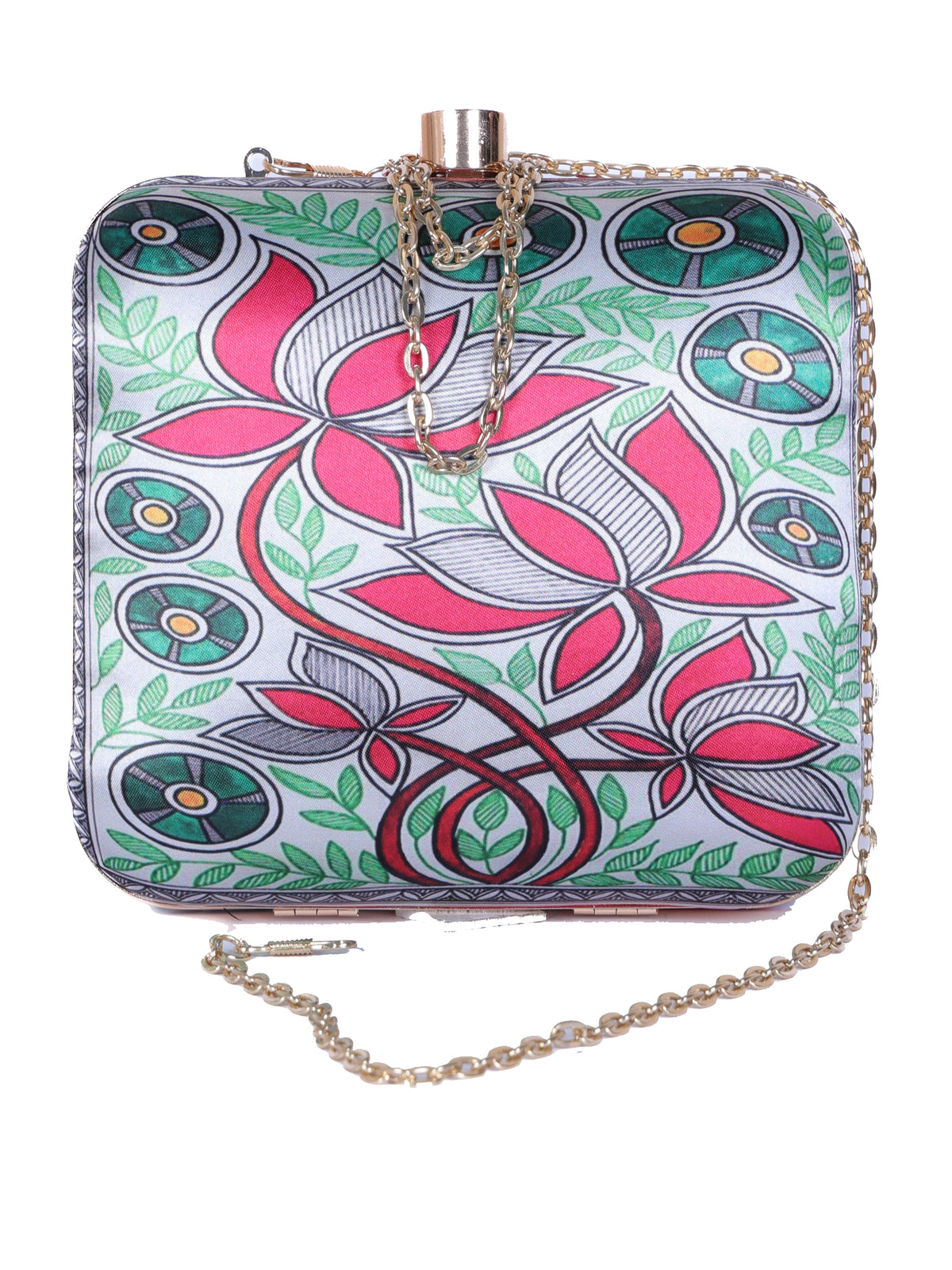 VRPS Printed Clutch | Handcrafted Ethnic Bag | SWIS-1347 | Additional Angle