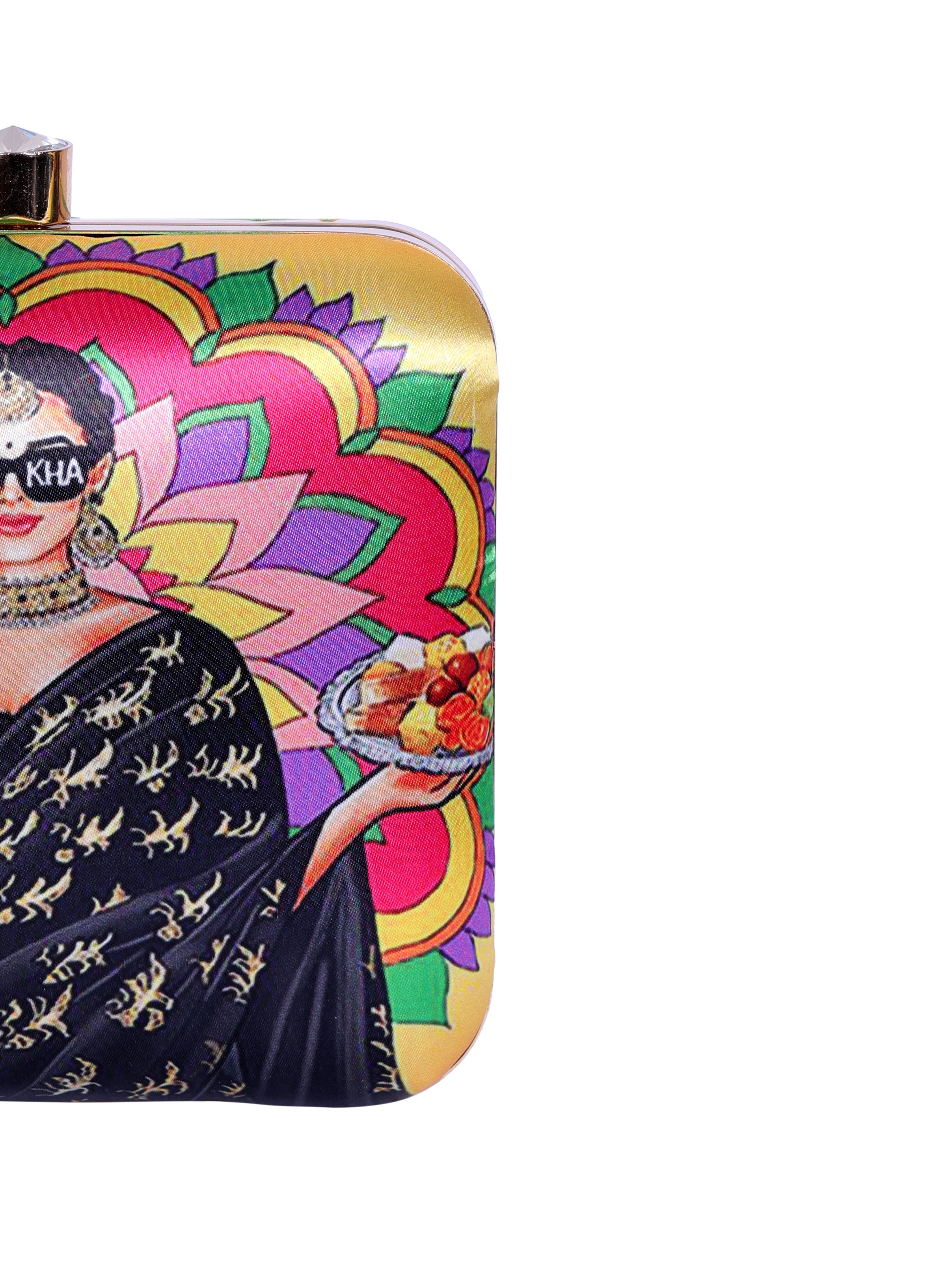 VRPS Printed Clutch | Handcrafted Ethnic Bag | SWIS-1316