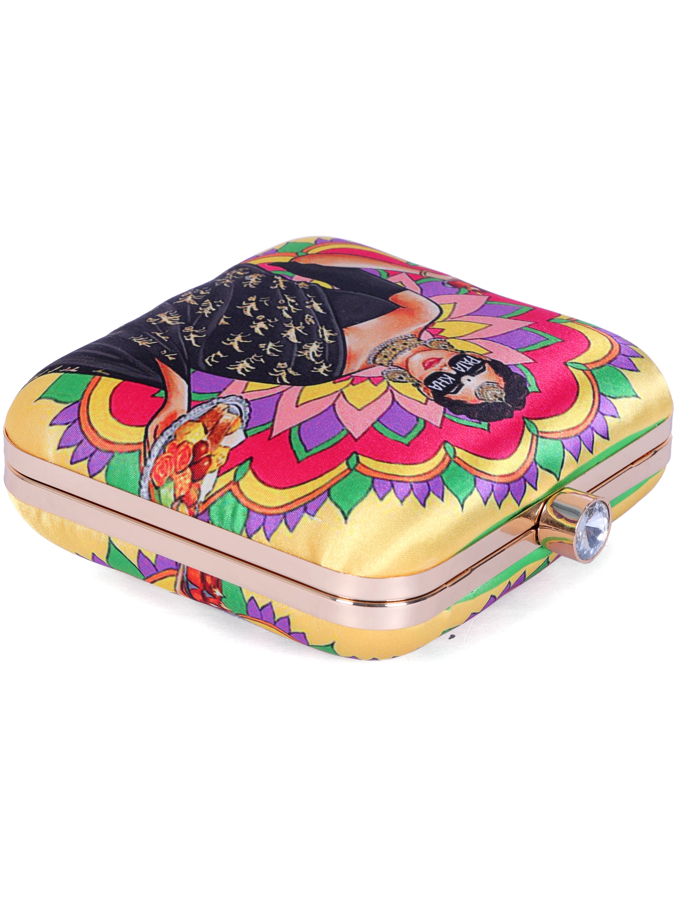 VRPS Printed Clutch | Handcrafted Ethnic Bag | SWIS-1316 | Additional Angle