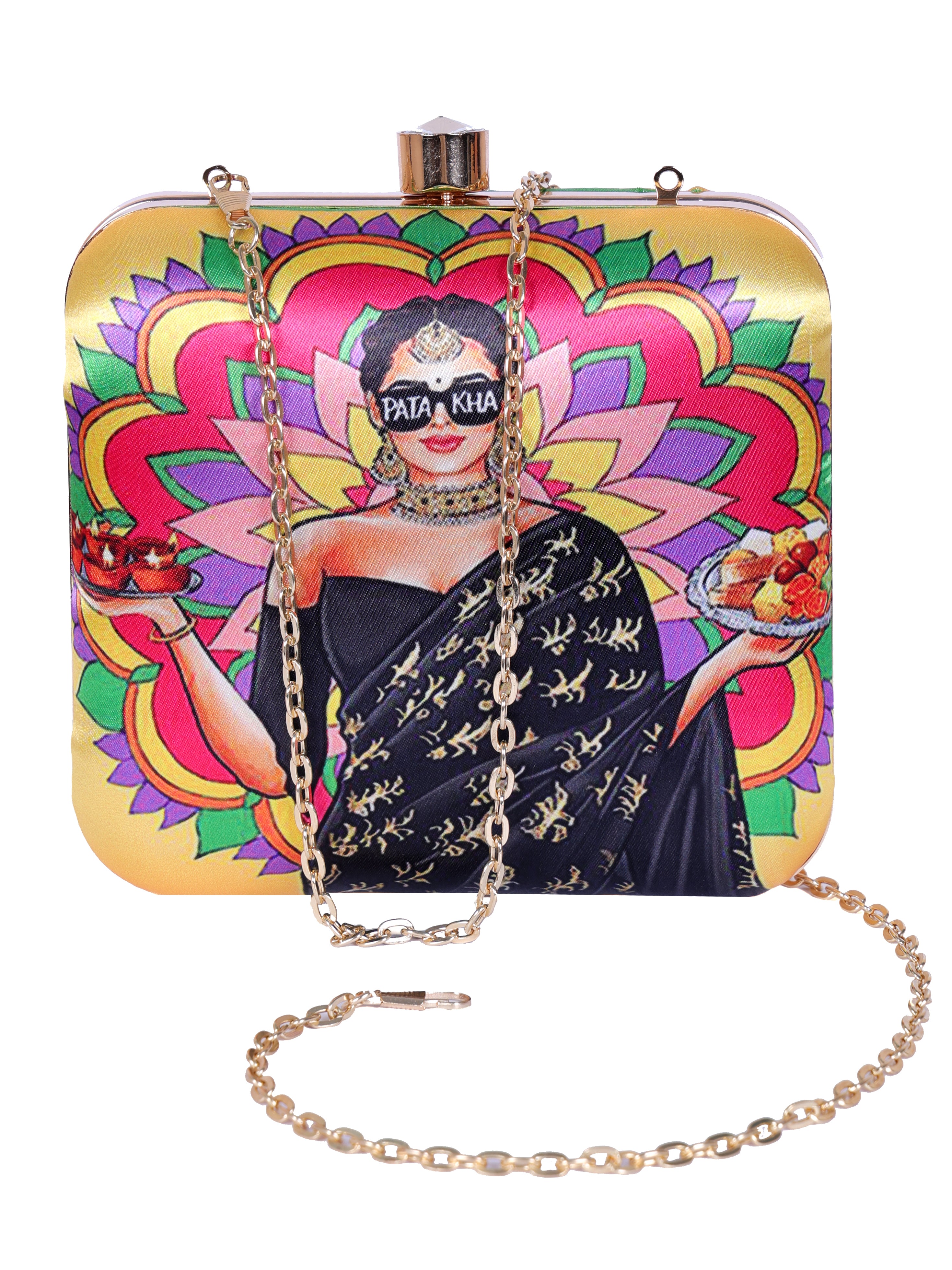VRPS Printed Clutch | Handcrafted Ethnic Bag | SWIS-1316 | Additional Angle