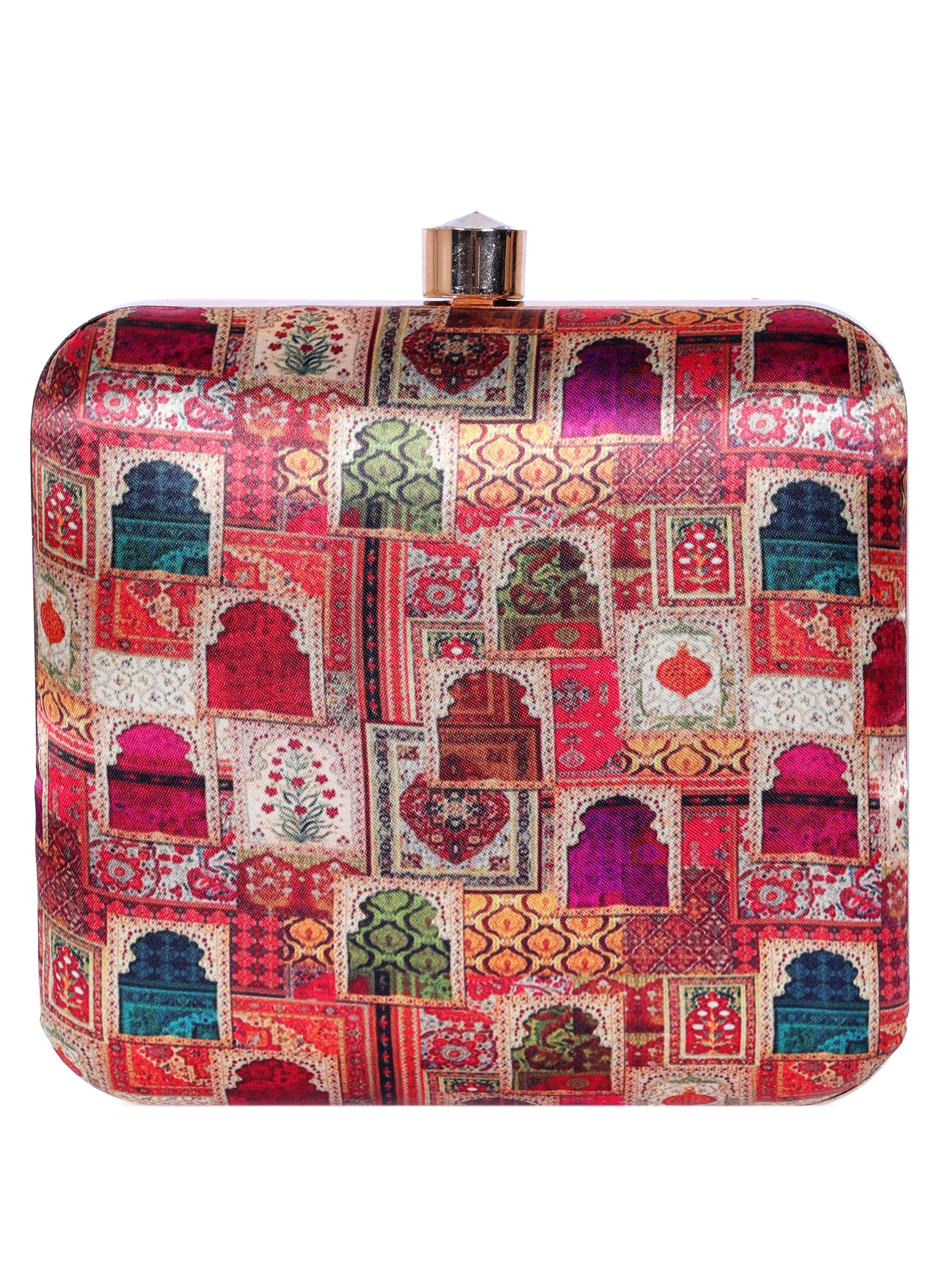 VRPS Printed Clutch | Handcrafted Ethnic Bag | SWIS-1317