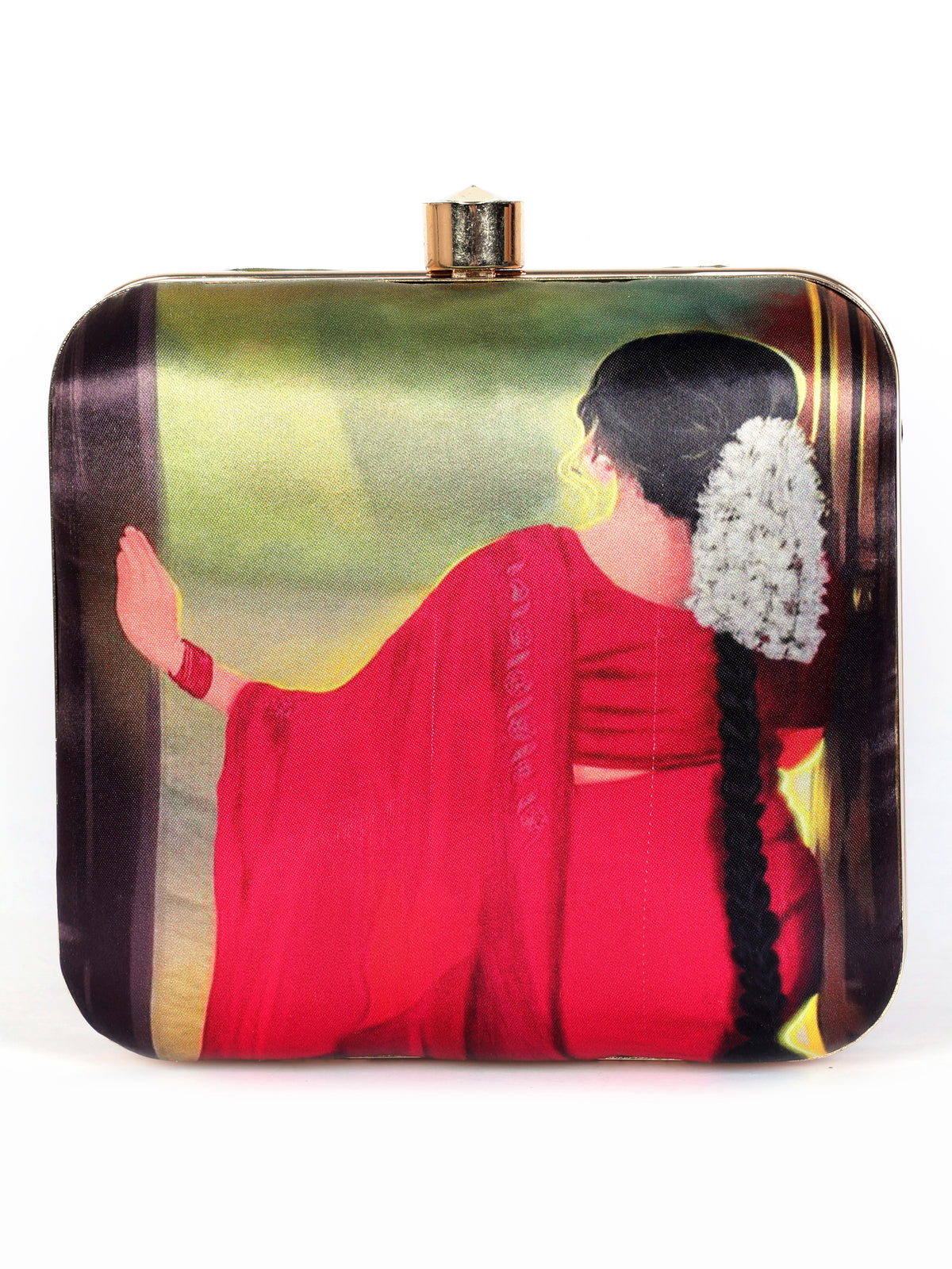 VRPS Printed Clutch | Handcrafted Ethnic Bag | SWIS-1329 | Additional Angle