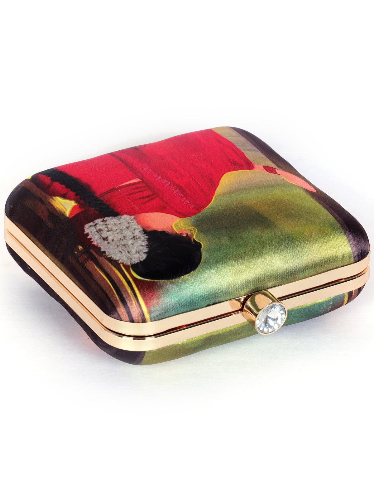VRPS Printed Clutch | Handcrafted Ethnic Bag | SWIS-1329 | Additional Angle