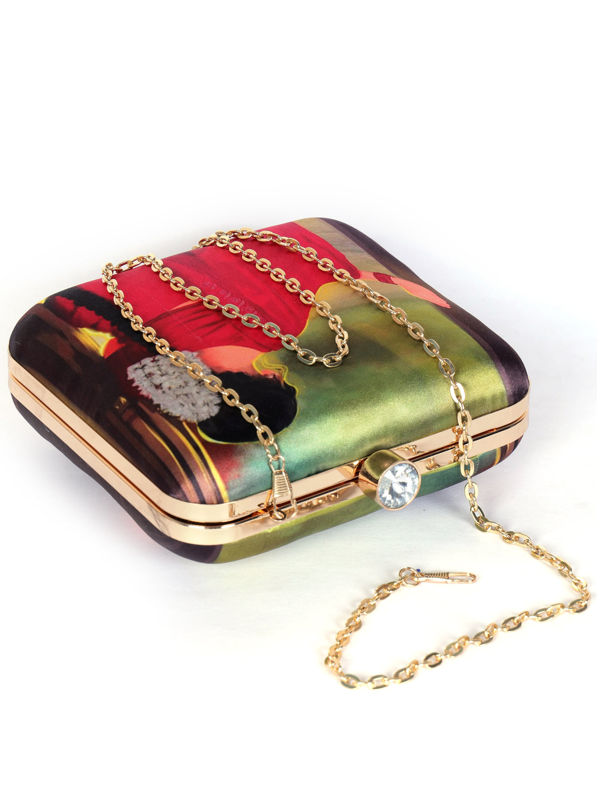 VRPS Printed Clutch | Handcrafted Ethnic Bag | SWIS-1329 | Additional Angle