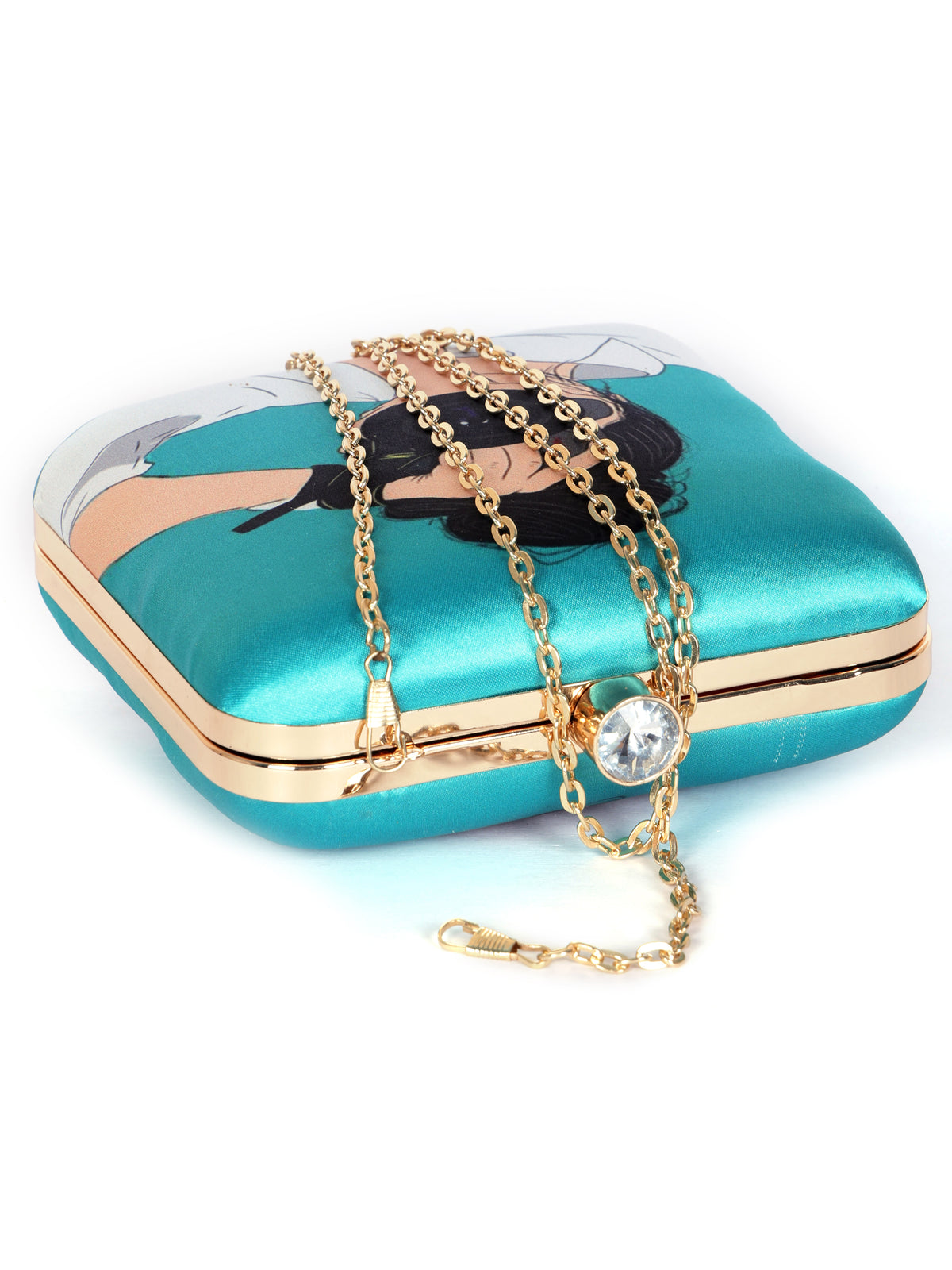 VRPS Printed Clutch | Handcrafted Ethnic Bag | SWIS-1331 | Additional Angle