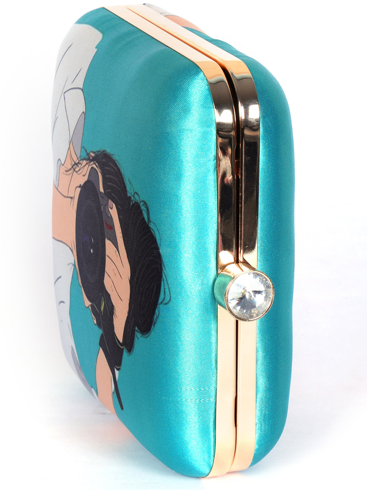 VRPS Printed Clutch | Handcrafted Ethnic Bag | SWIS-1331 | Additional Angle