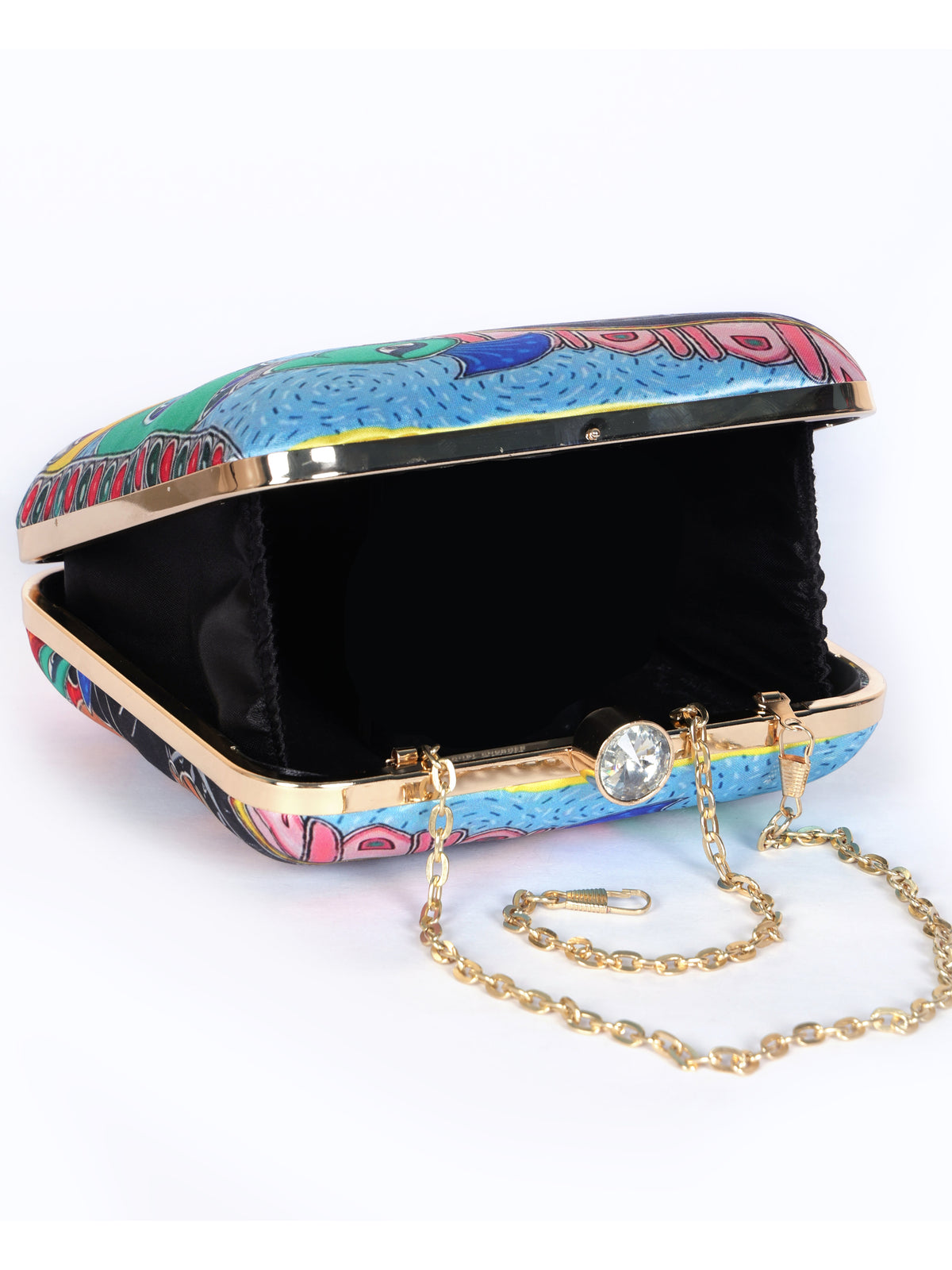 VRPS Printed Clutch | Handcrafted Ethnic Bag | SWIS-1332 | Additional Angle