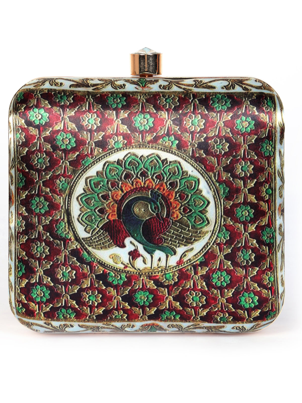 VRPS Printed Clutch | Handcrafted Ethnic Bag | SWIS-1334 | Additional Angle