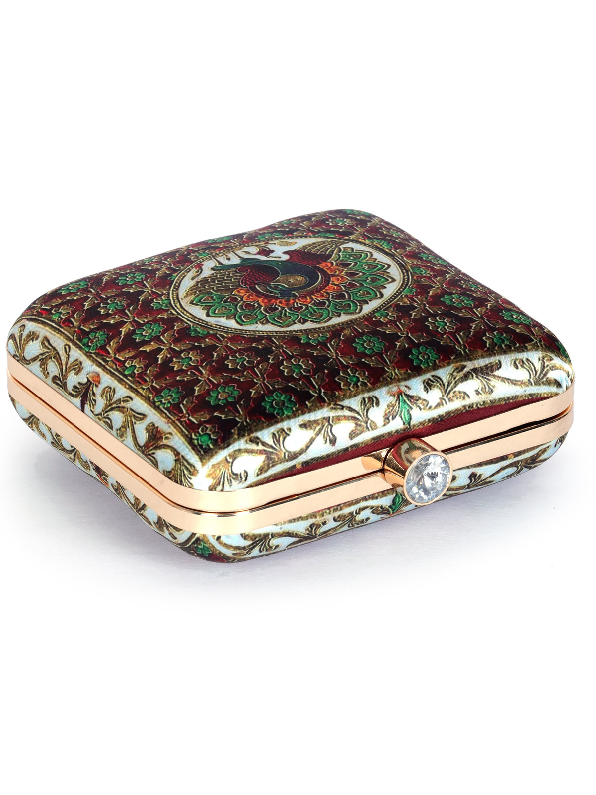 VRPS Printed Clutch | Handcrafted Ethnic Bag | SWIS-1334 | Additional Angle