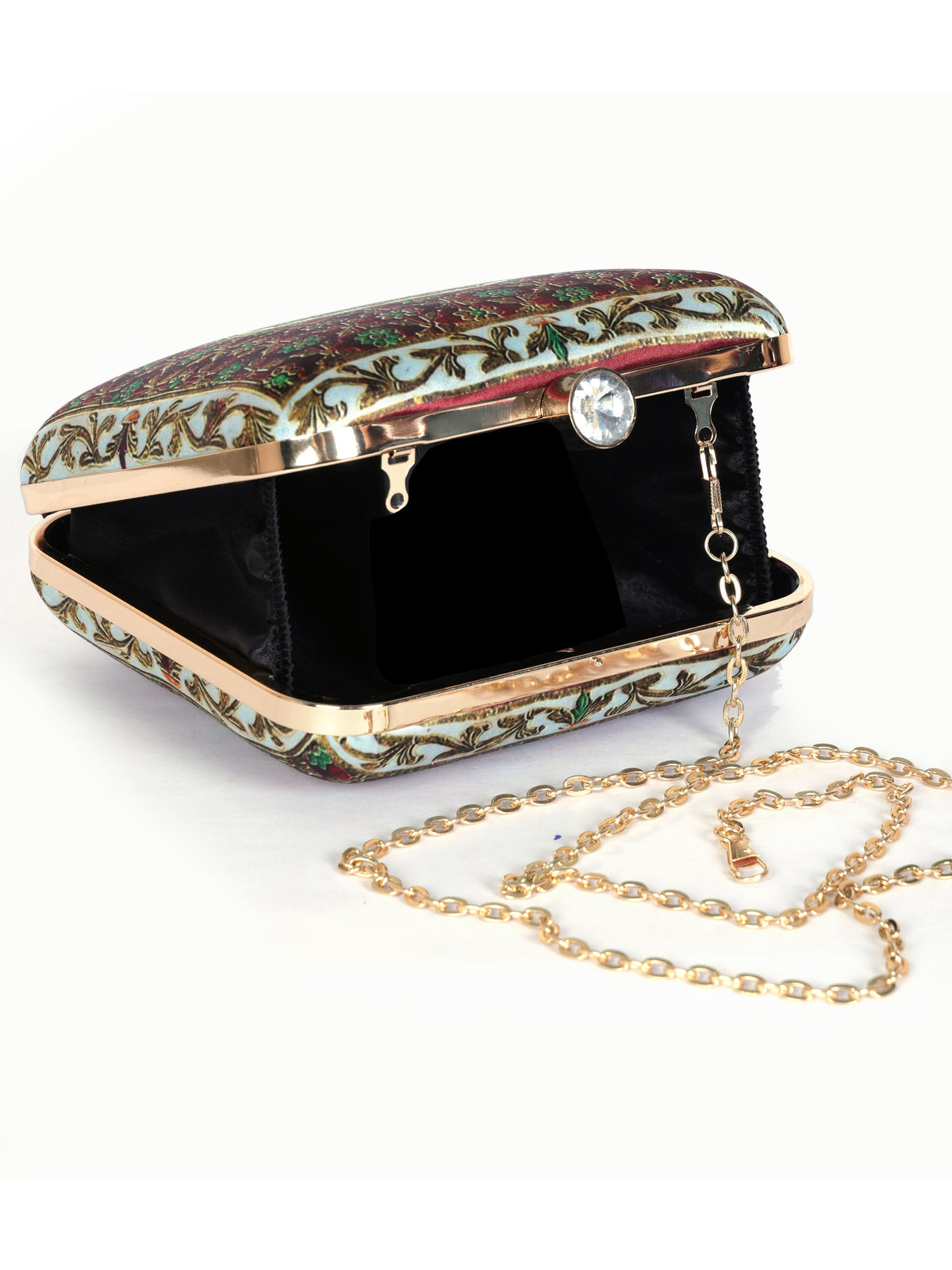 VRPS Printed Clutch | Handcrafted Ethnic Bag | SWIS-1334 | Additional Angle