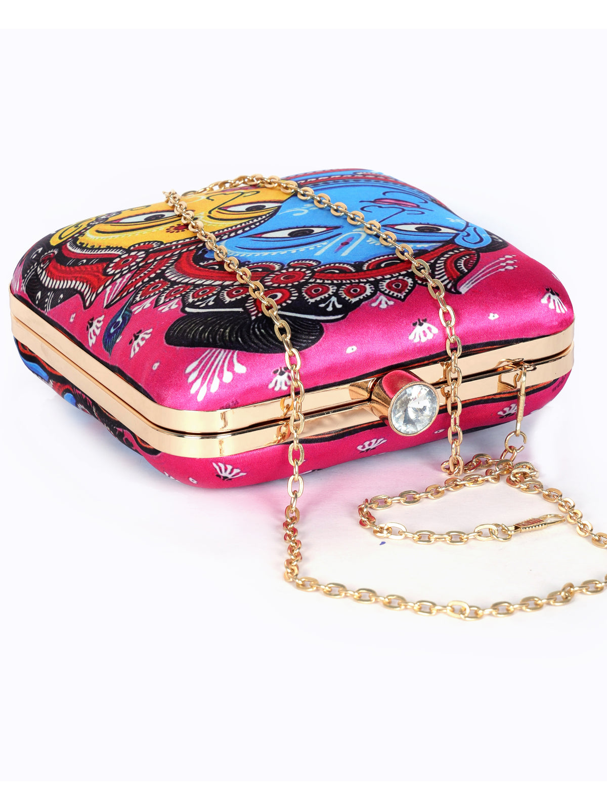 VRPS Printed Clutch | Handcrafted Ethnic Bag | SWIS-1335 | Additional Angle