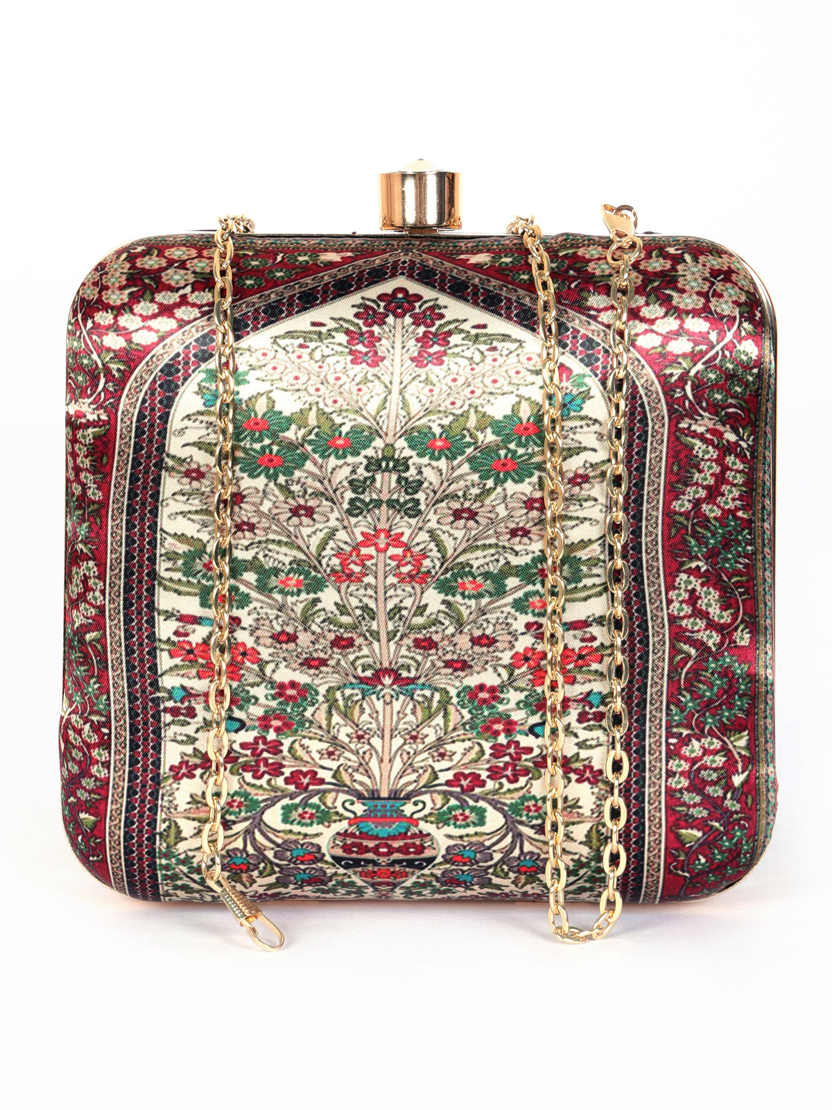 VRPS Printed Clutch | Handcrafted Ethnic Bag | SWIS-1339 | Additional Angle