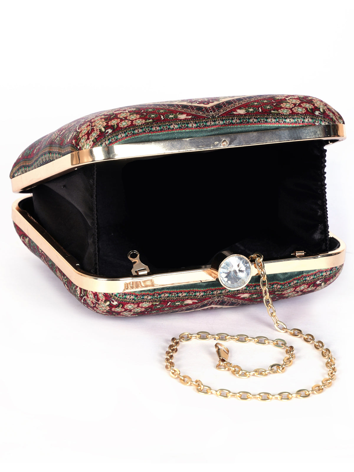 VRPS Printed Clutch | Handcrafted Ethnic Bag | SWIS-1339 | Additional Angle