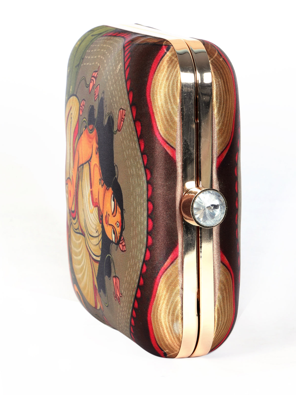 VRPS Printed Clutch | Handcrafted Ethnic Bag | SWIS-1340 | Additional Angle