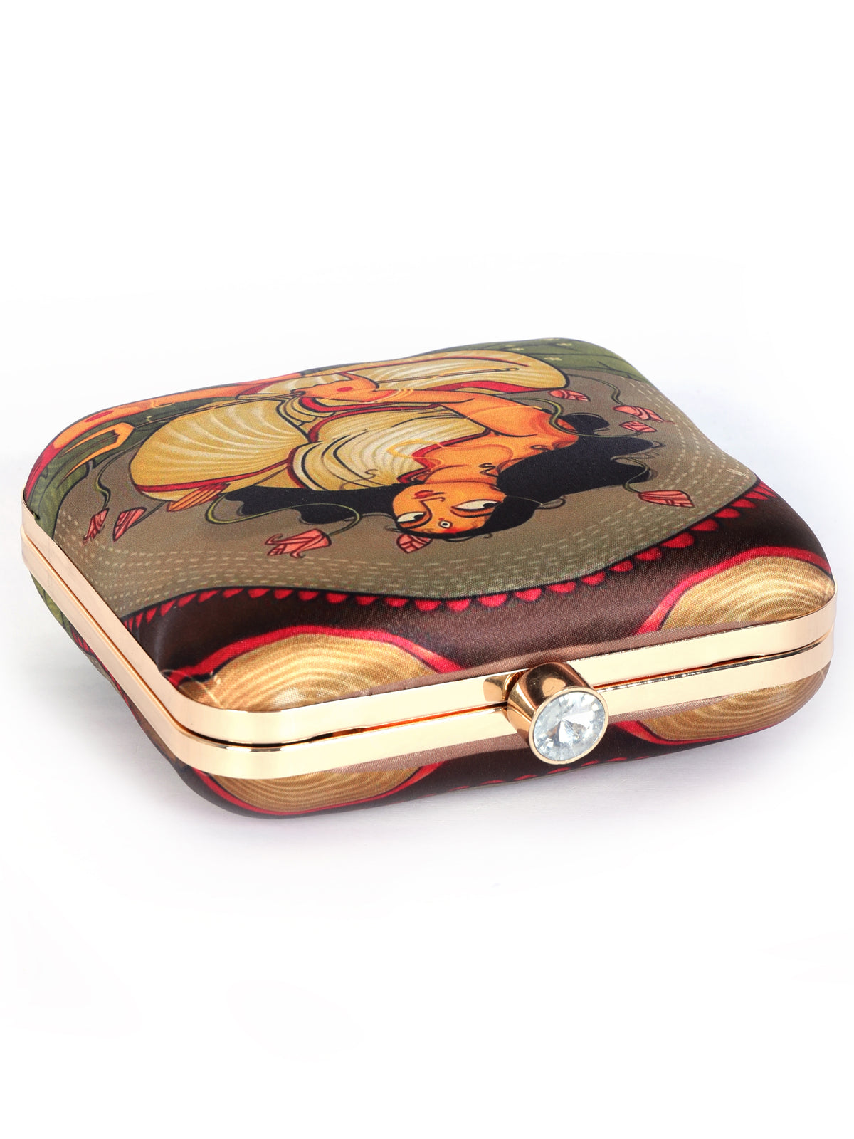 VRPS Printed Clutch | Handcrafted Ethnic Bag | SWIS-1340 | Additional Angle