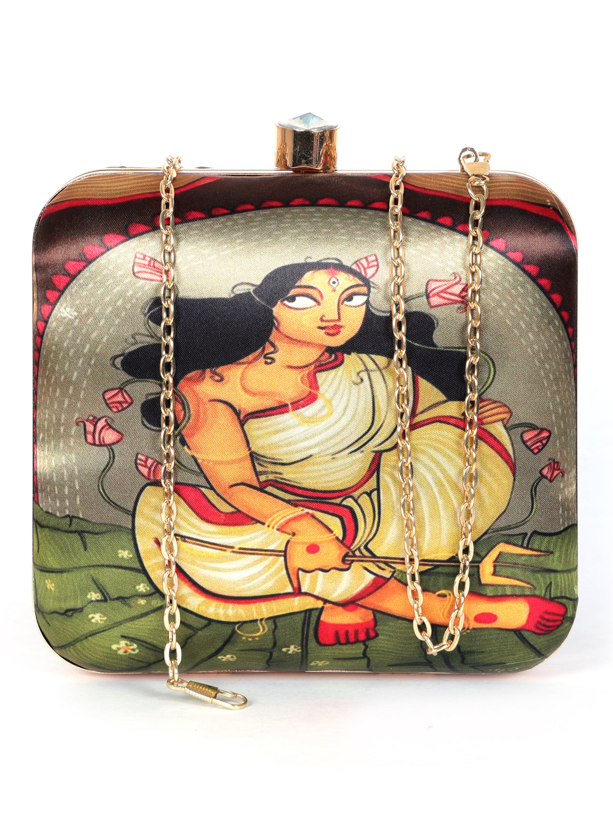 VRPS Printed Clutch | Handcrafted Ethnic Bag | SWIS-1340 | Additional Angle