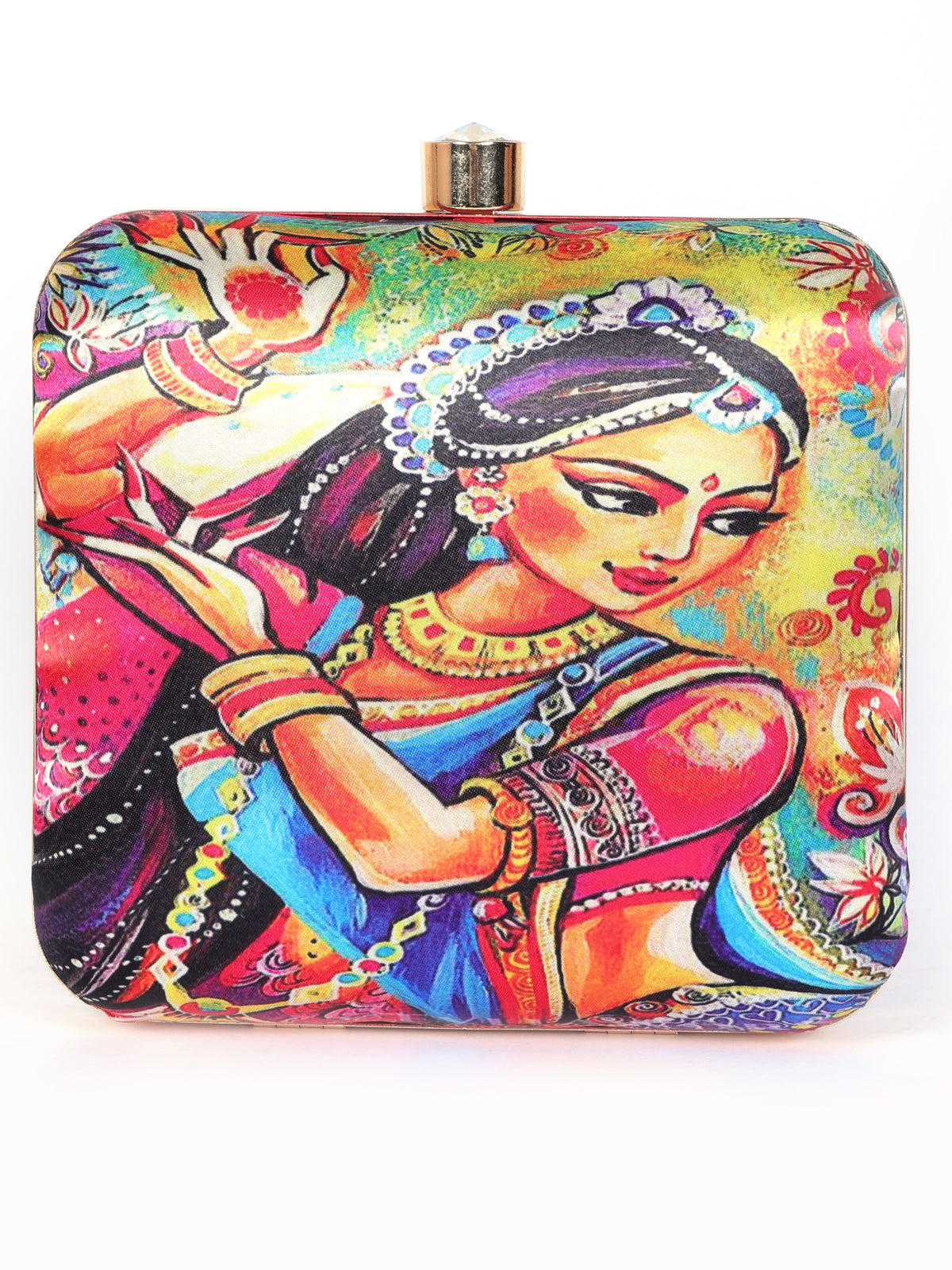 VRPS Printed Clutch | Handcrafted Ethnic Bag | SWIS-1341 | Additional Angle