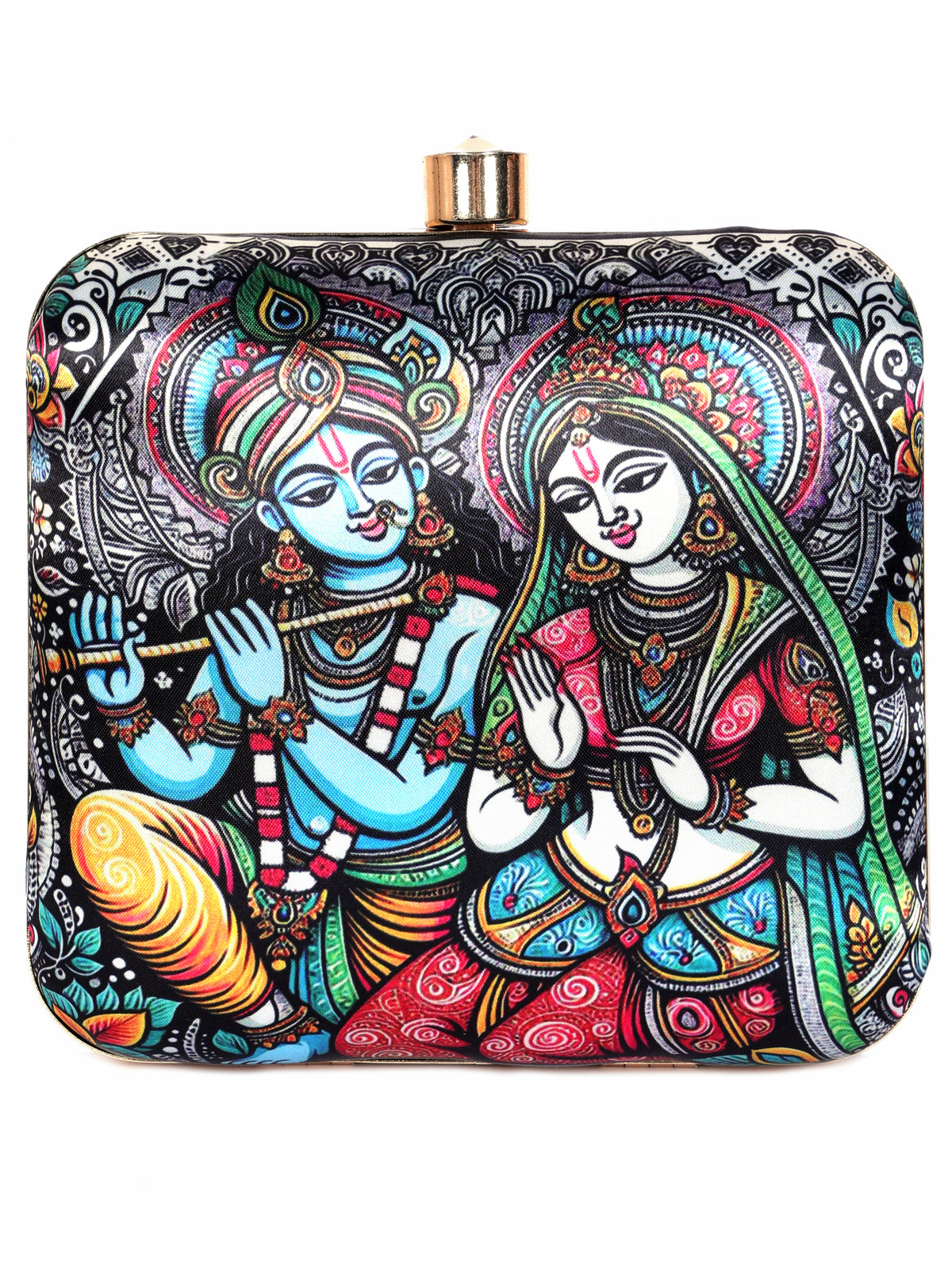VRPS Printed Clutch | Handcrafted Ethnic Bag | SWIS-1342 | Additional Angle