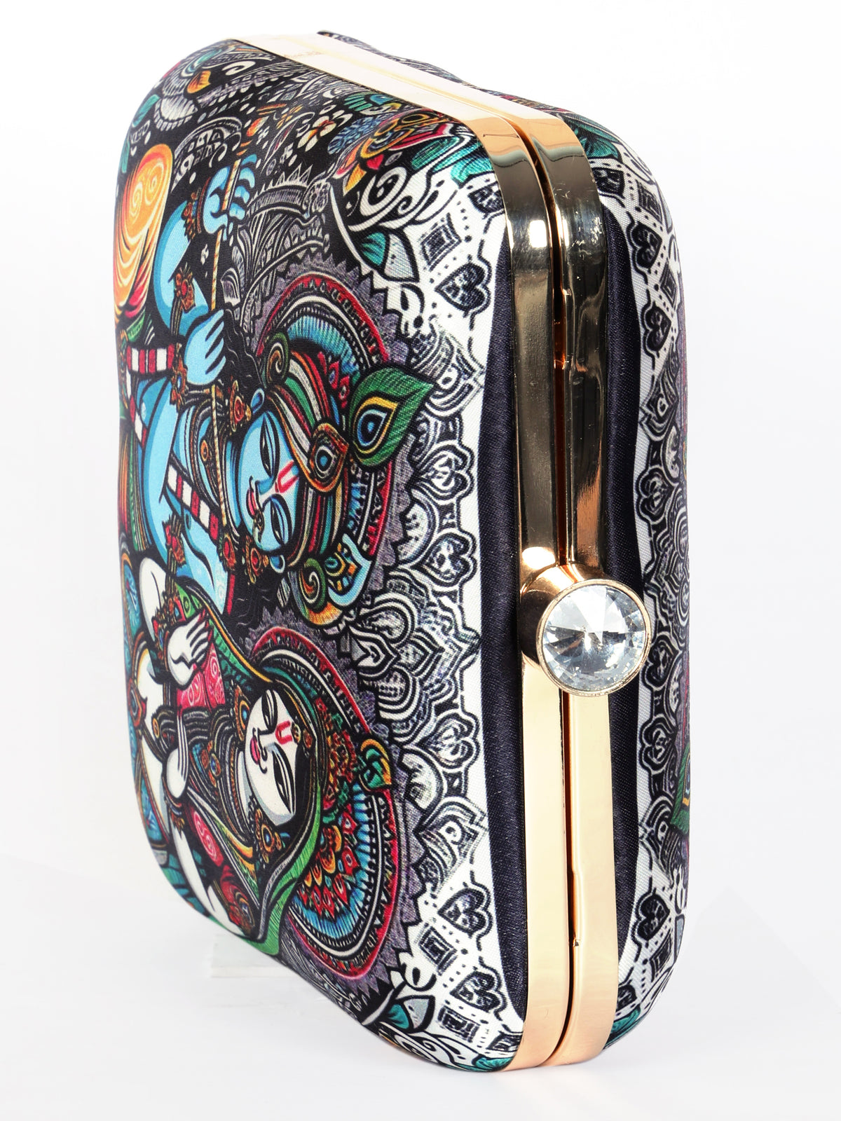 VRPS Printed Clutch | Handcrafted Ethnic Bag | SWIS-1342 | Additional Angle
