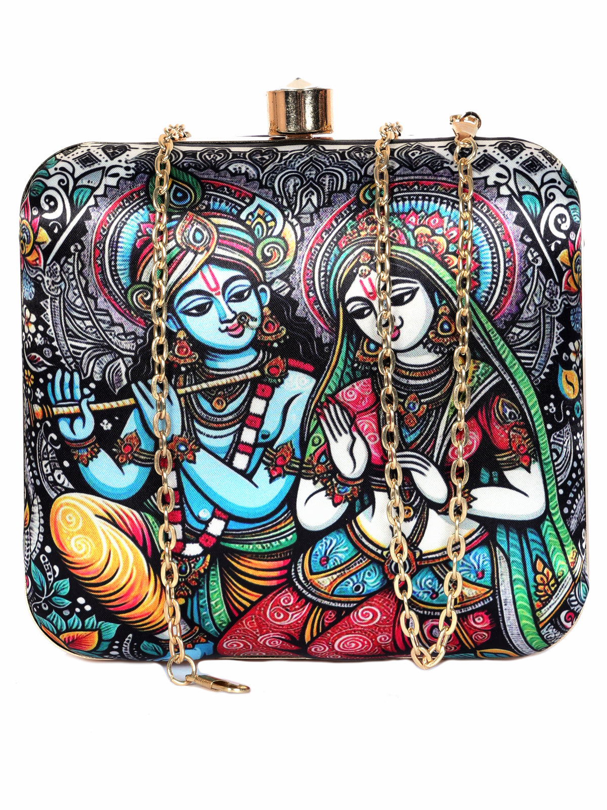 VRPS Printed Clutch | Handcrafted Ethnic Bag | SWIS-1342 | Additional Angle