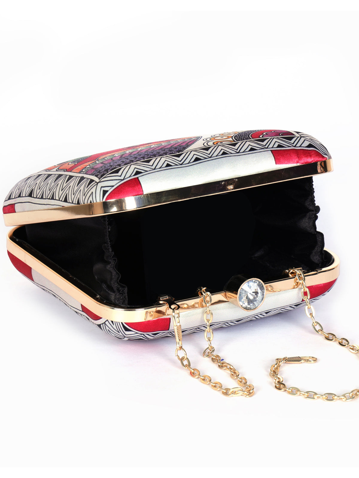 VRPS Printed Clutch | Handcrafted Ethnic Bag | SWIS-1343 | Additional Angle