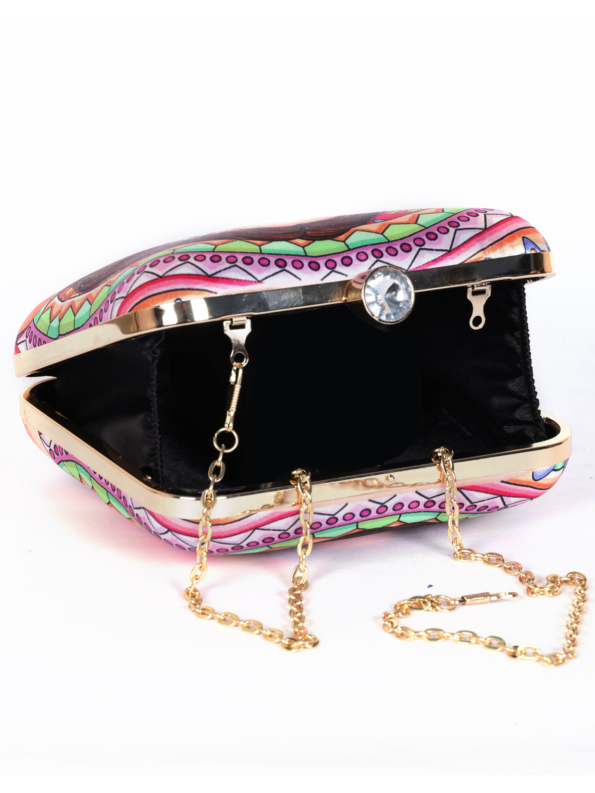 VRPS Printed Clutch | Handcrafted Ethnic Bag | SWIS-1344 | Additional Angle