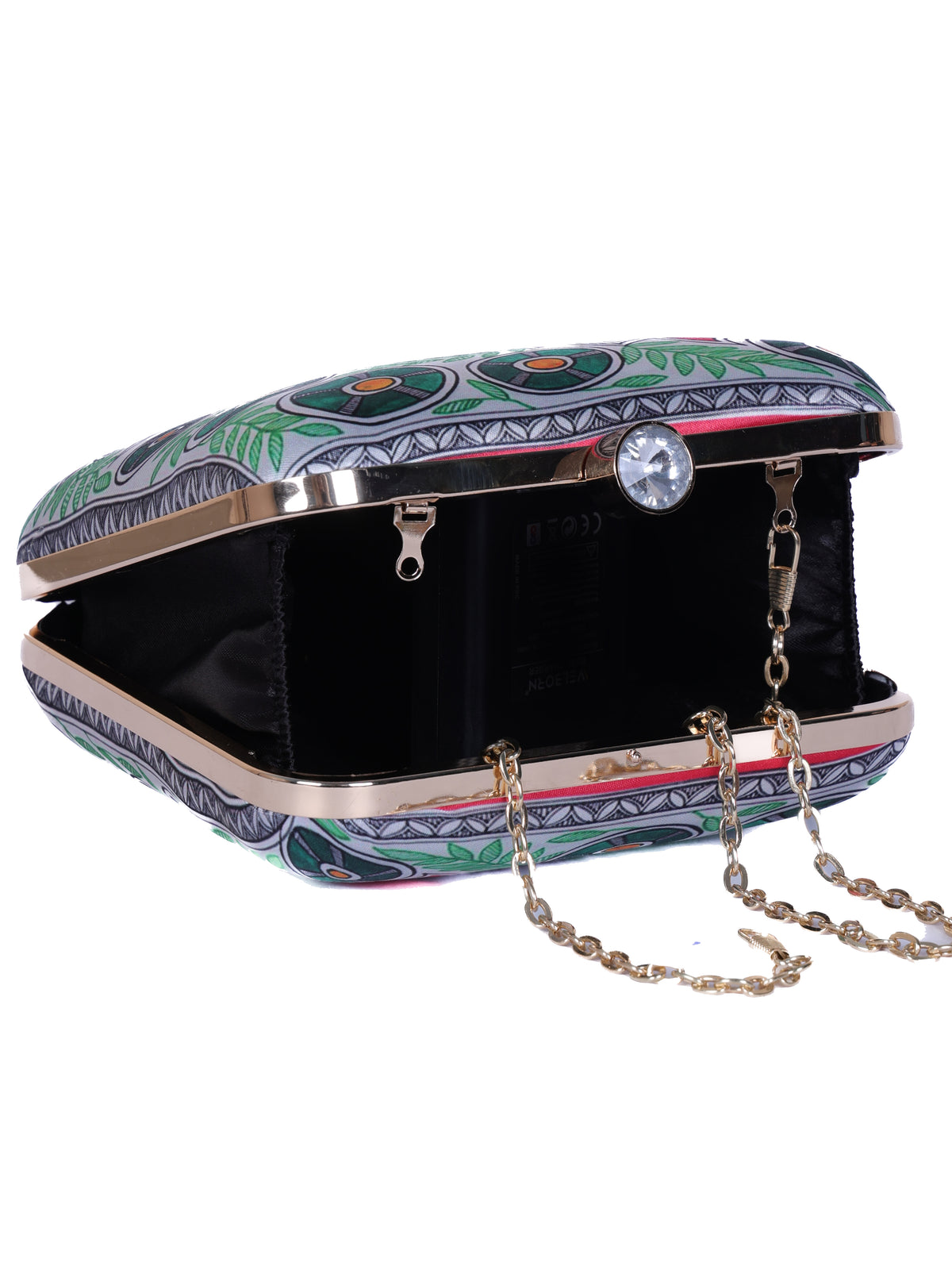 VRPS Printed Clutch | Handcrafted Ethnic Bag | SWIS-1347 | Additional Angle