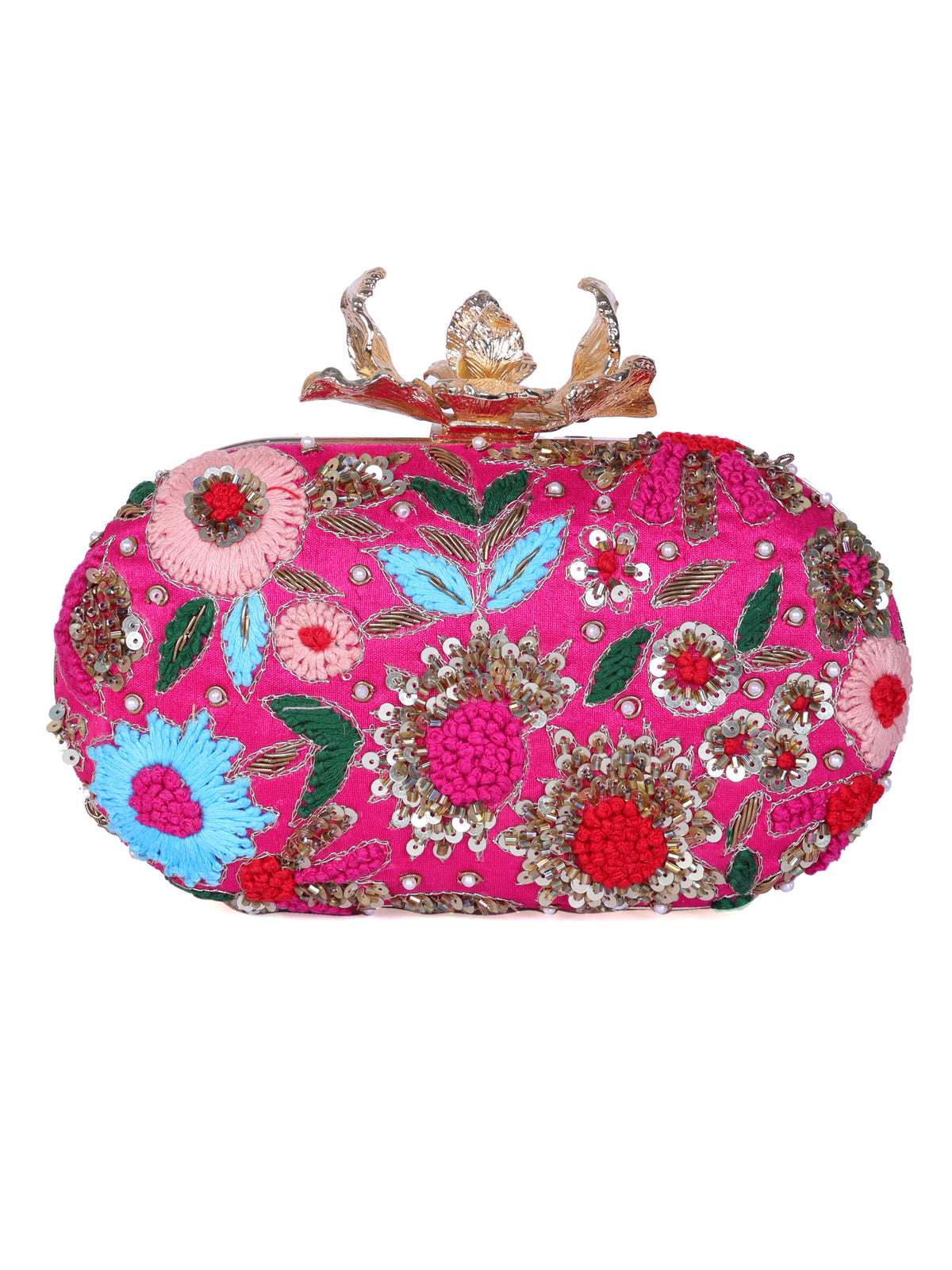 VRPS Embroidered Clutch | Handcrafted Ethnic Bag | SWIS-1345 | Additional Angle