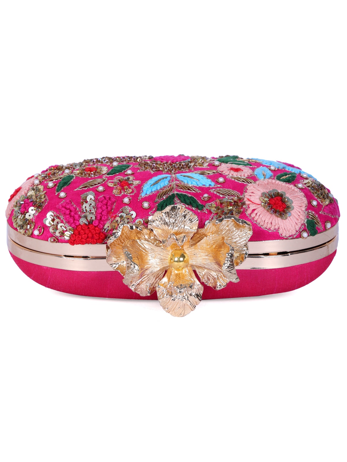 VRPS Embroidered Clutch | Handcrafted Ethnic Bag | SWIS-1345 | Additional Angle