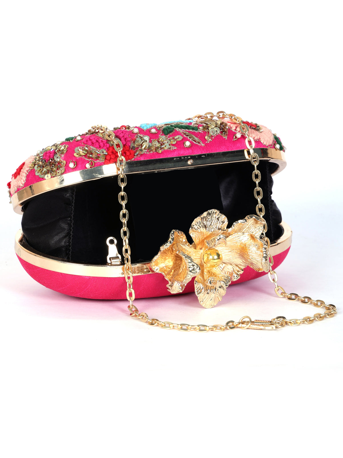 VRPS Embroidered Clutch | Handcrafted Ethnic Bag | SWIS-1345 | Additional Angle