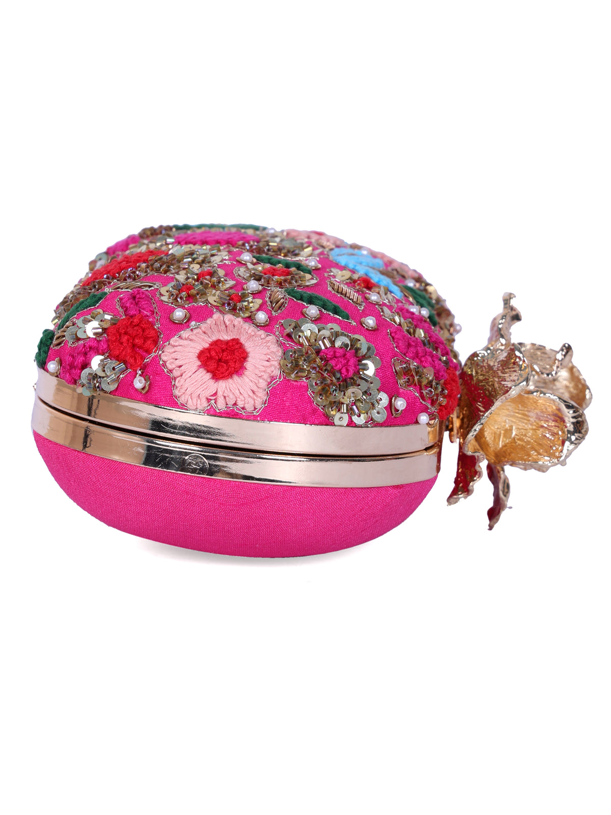 VRPS Embroidered Clutch | Handcrafted Ethnic Bag | SWIS-1345 | Additional Angle