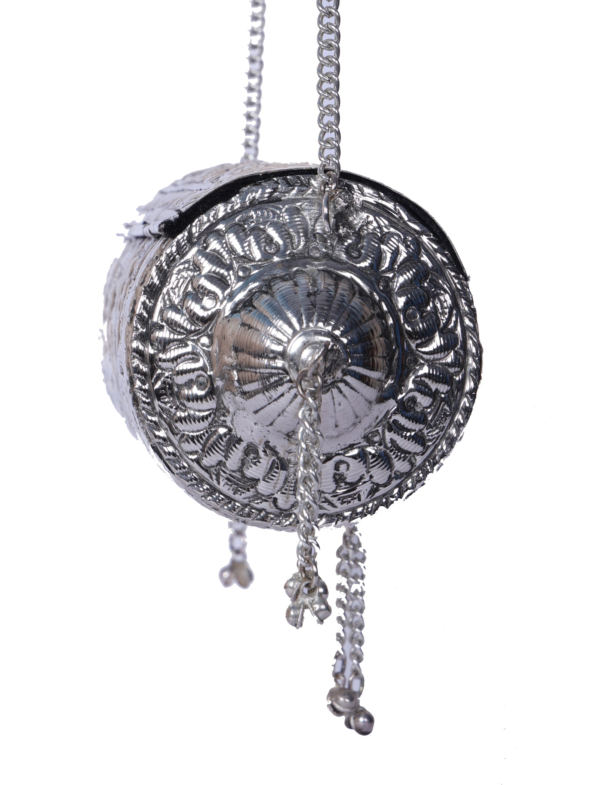 VRPS Brass Clutch | Handcrafted Ethnic Bag | SWIS-1359 | Additional Angle