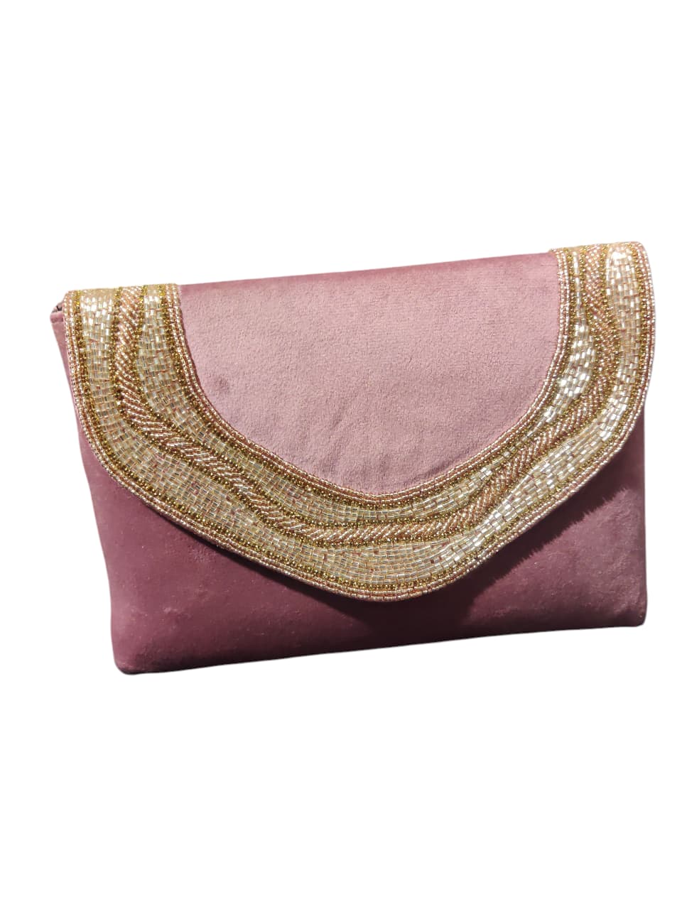 Mauve Flap Bag
