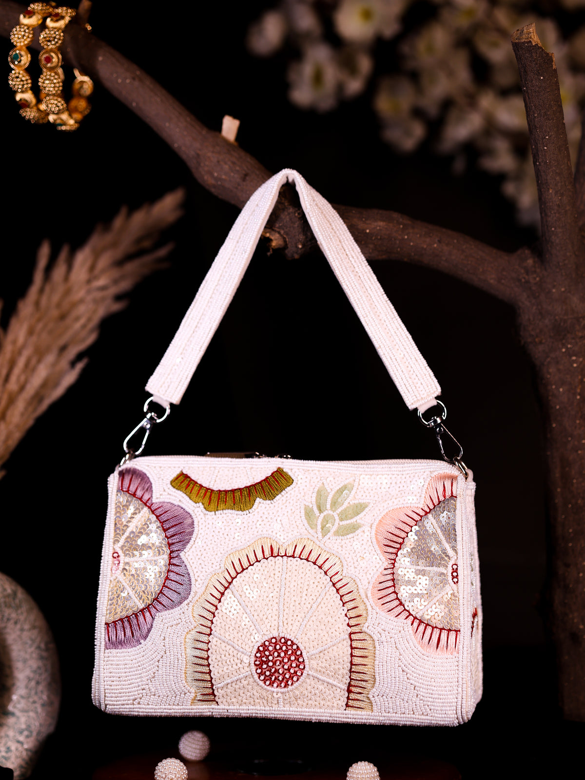 VRPS Flap Bag | Handcrafted Ethnic Bag | SWIS-2616 | Additional Angle