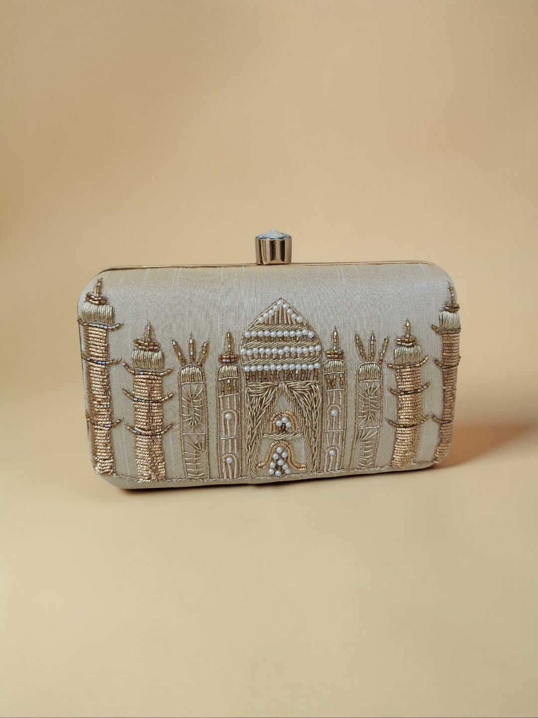 VRPS Embroidered Clutch | Handcrafted Ethnic Bag | SWIS-4442 | Additional Angle