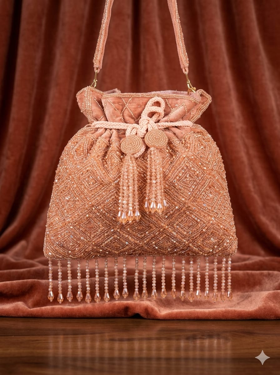 VRPS Potli Bag | Handcrafted Ethnic Bag | SWIS-4449 | Additional Angle