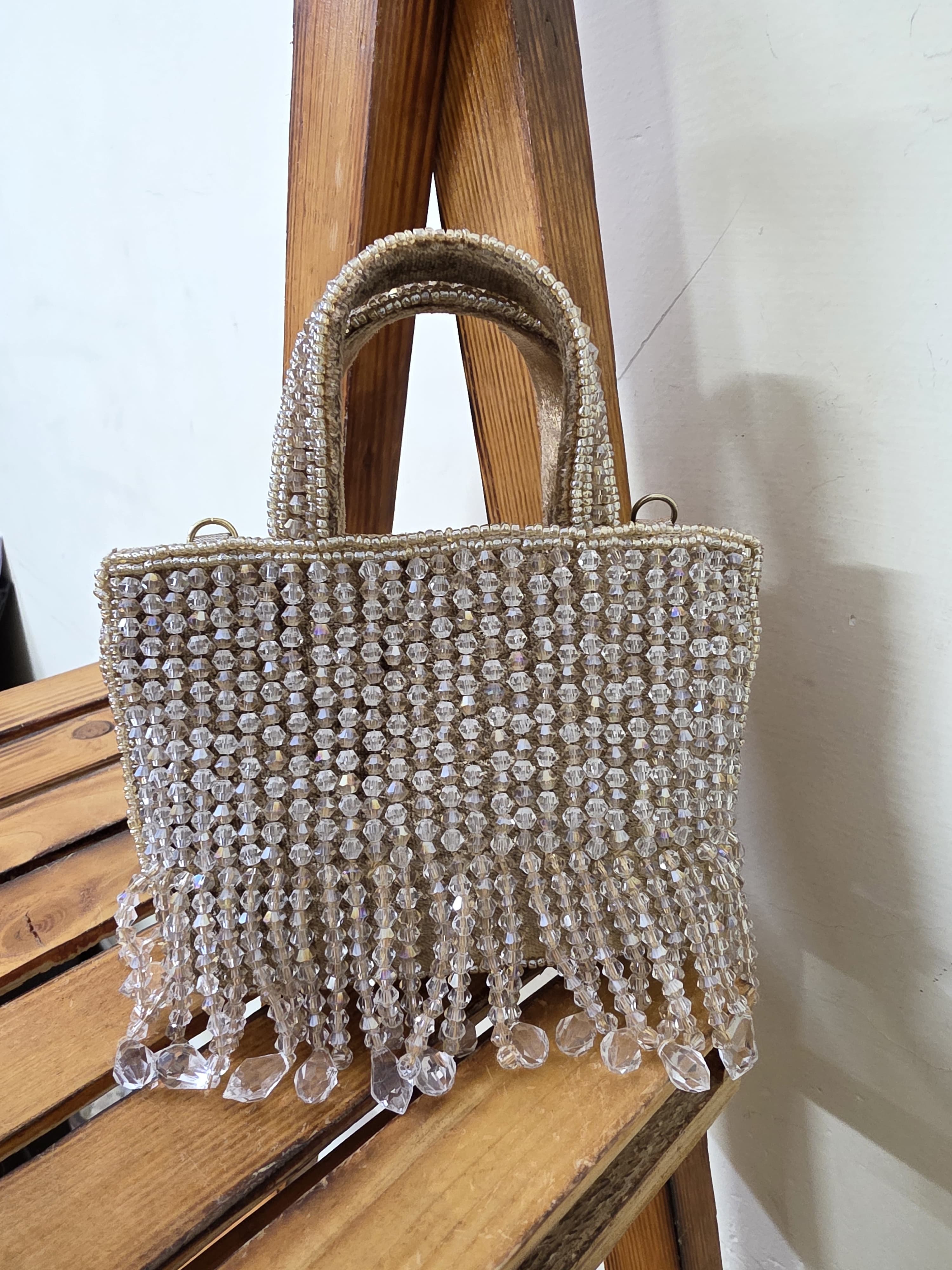 Embroidered Mini Clutch Bag