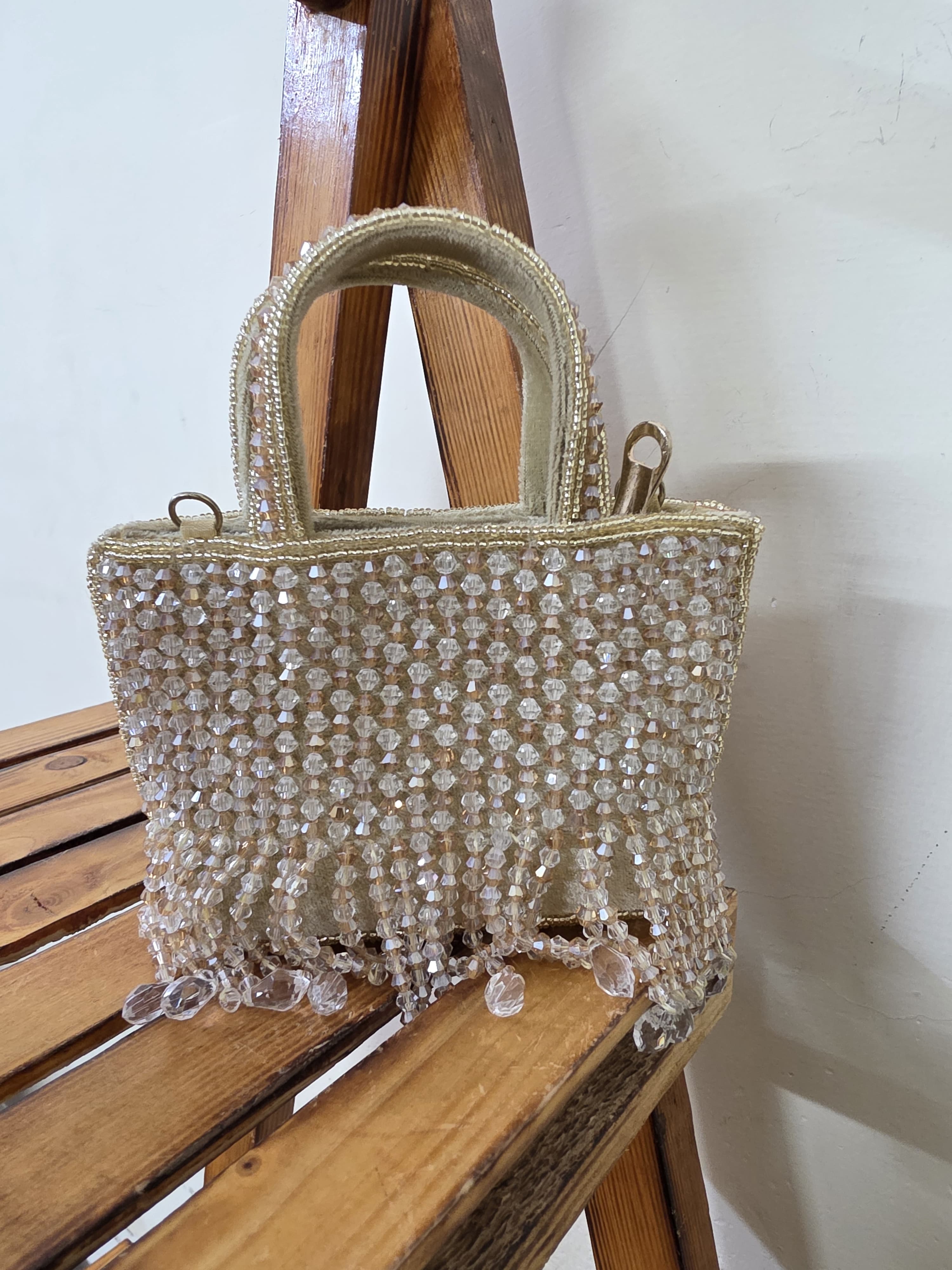 Embroidered Mini Clutch Bag