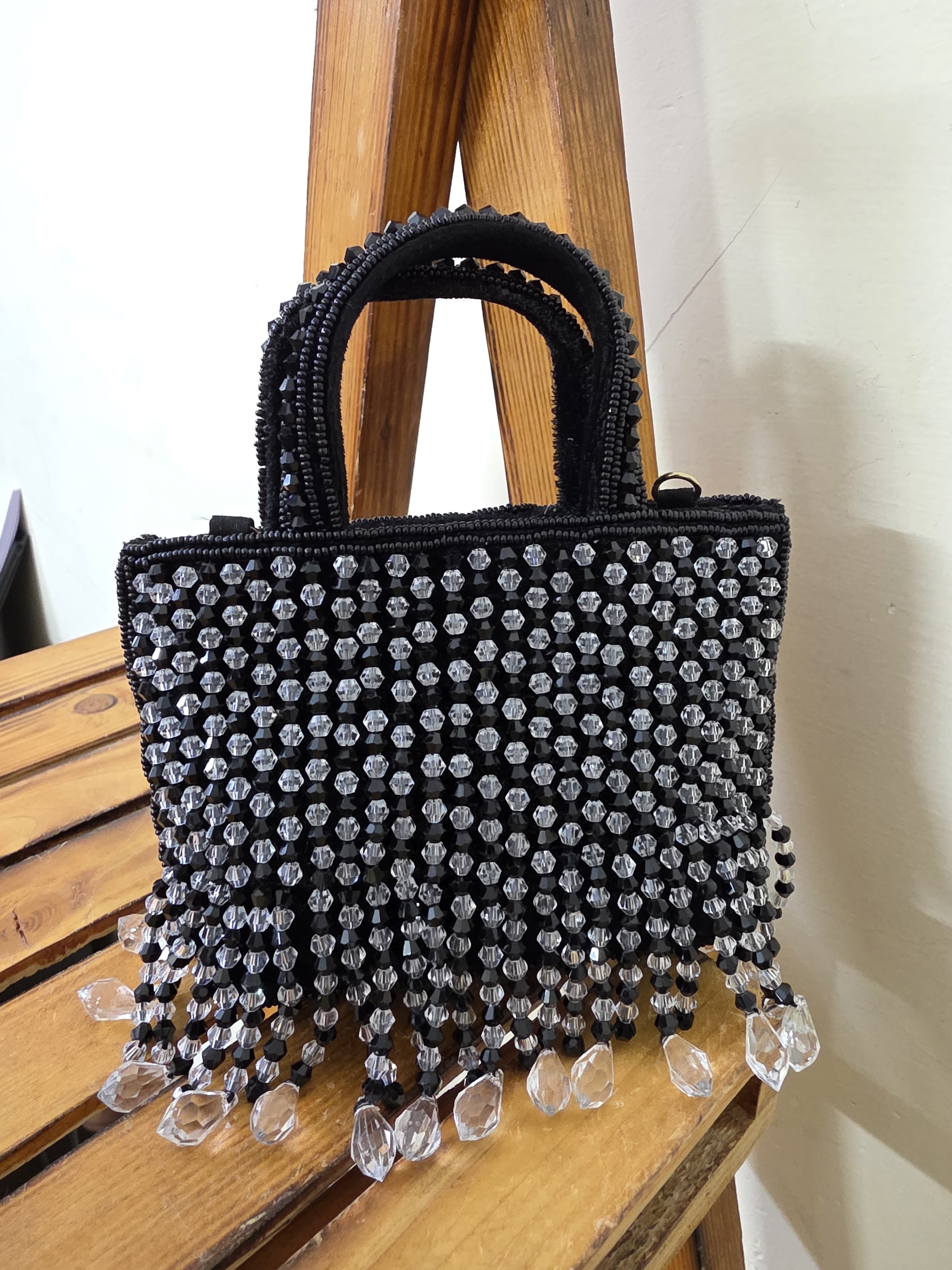 Embroidered Mini Clutch Bag