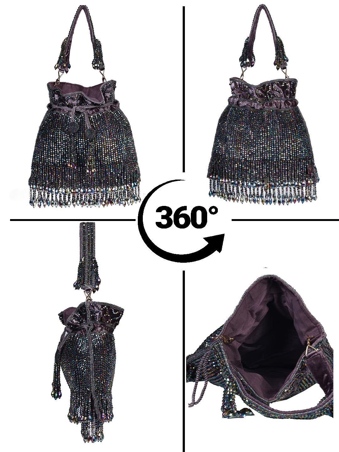 VRPS Potli Bag | Handcrafted Ethnic Bag | SWIS-2202 | Additional Angle