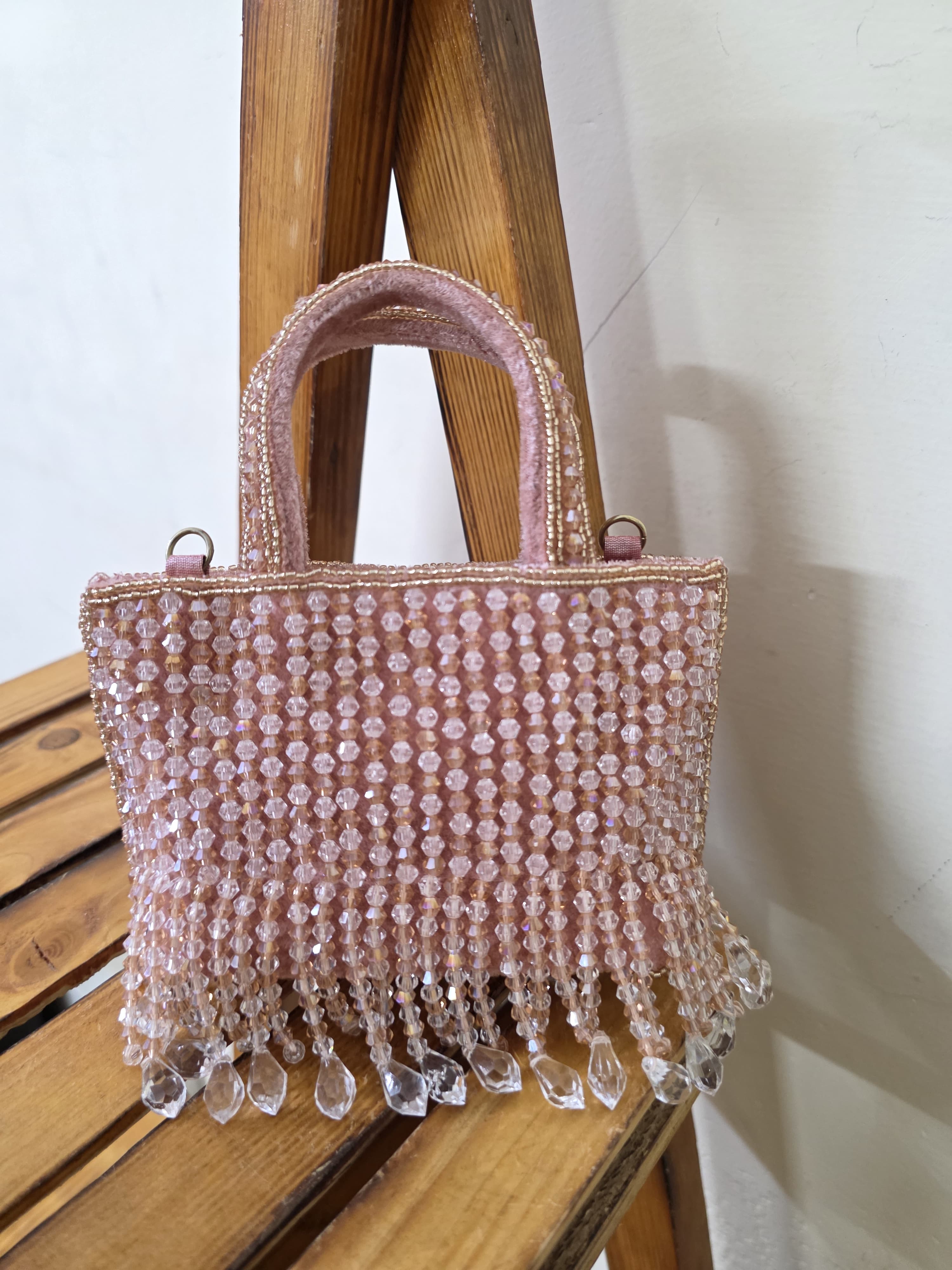 Embroidered Mini Clutch Bag