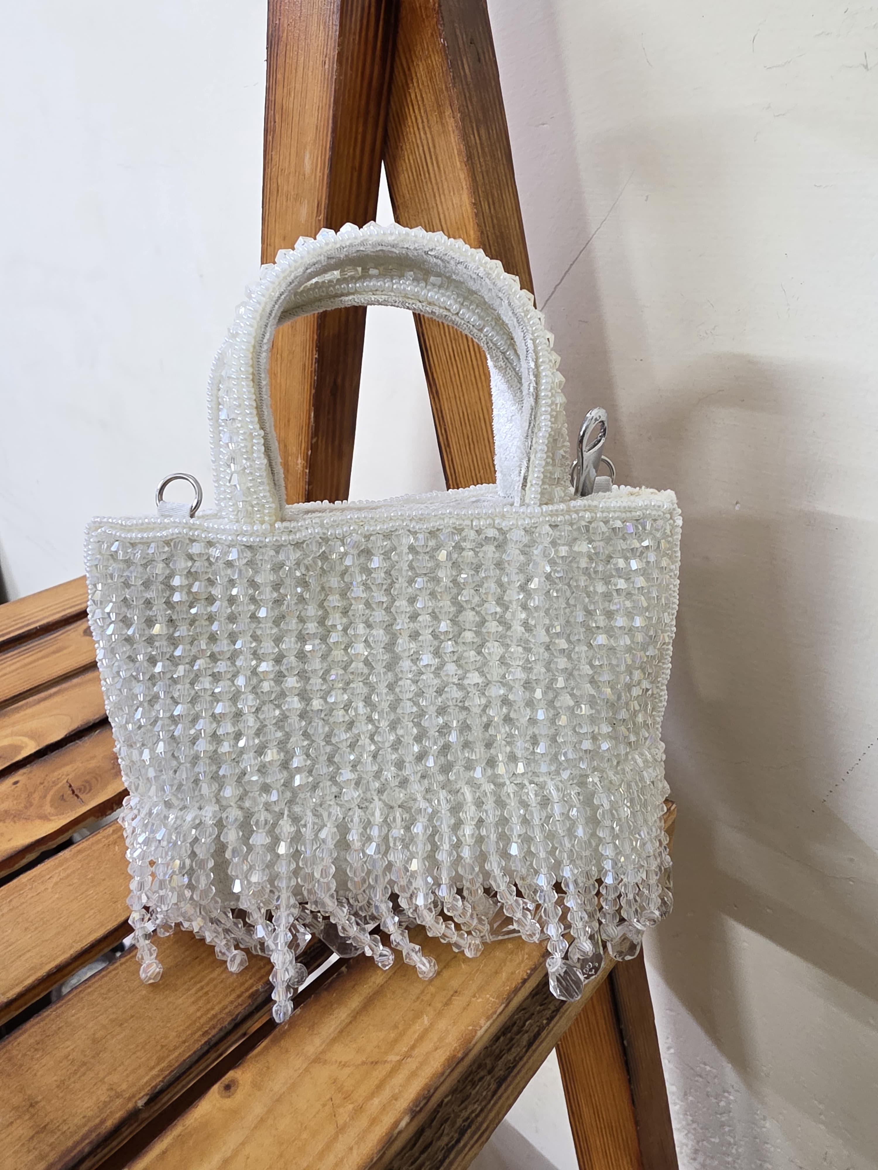 Embroidered Mini Clutch Bag