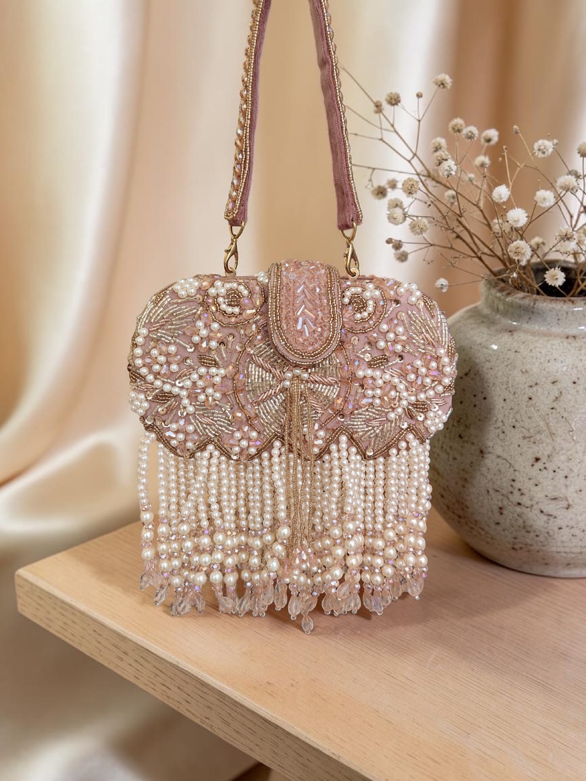 VRPS Embroidered Clutch | Handcrafted Ethnic Bag | SWIS-4525 | Additional Angle