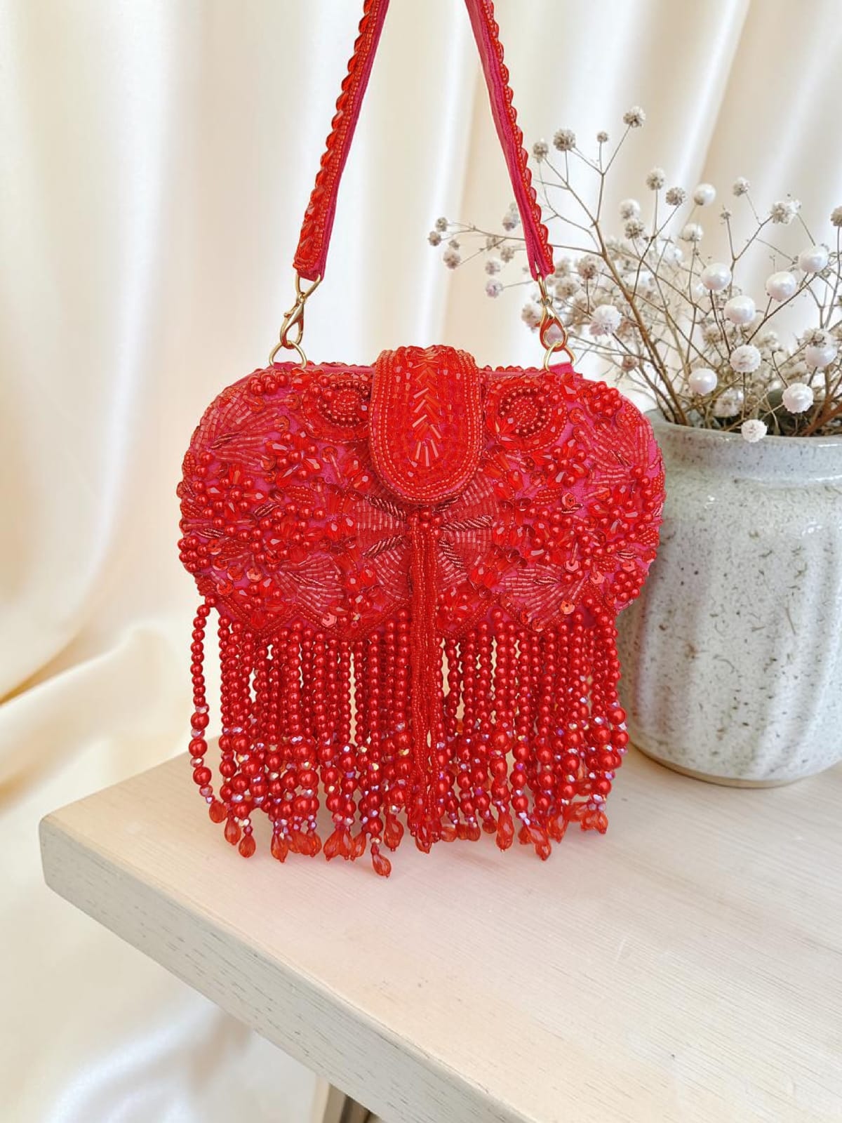 VRPS Embroidered Clutch | Handcrafted Ethnic Bag | SWIS-4526 | Additional Angle