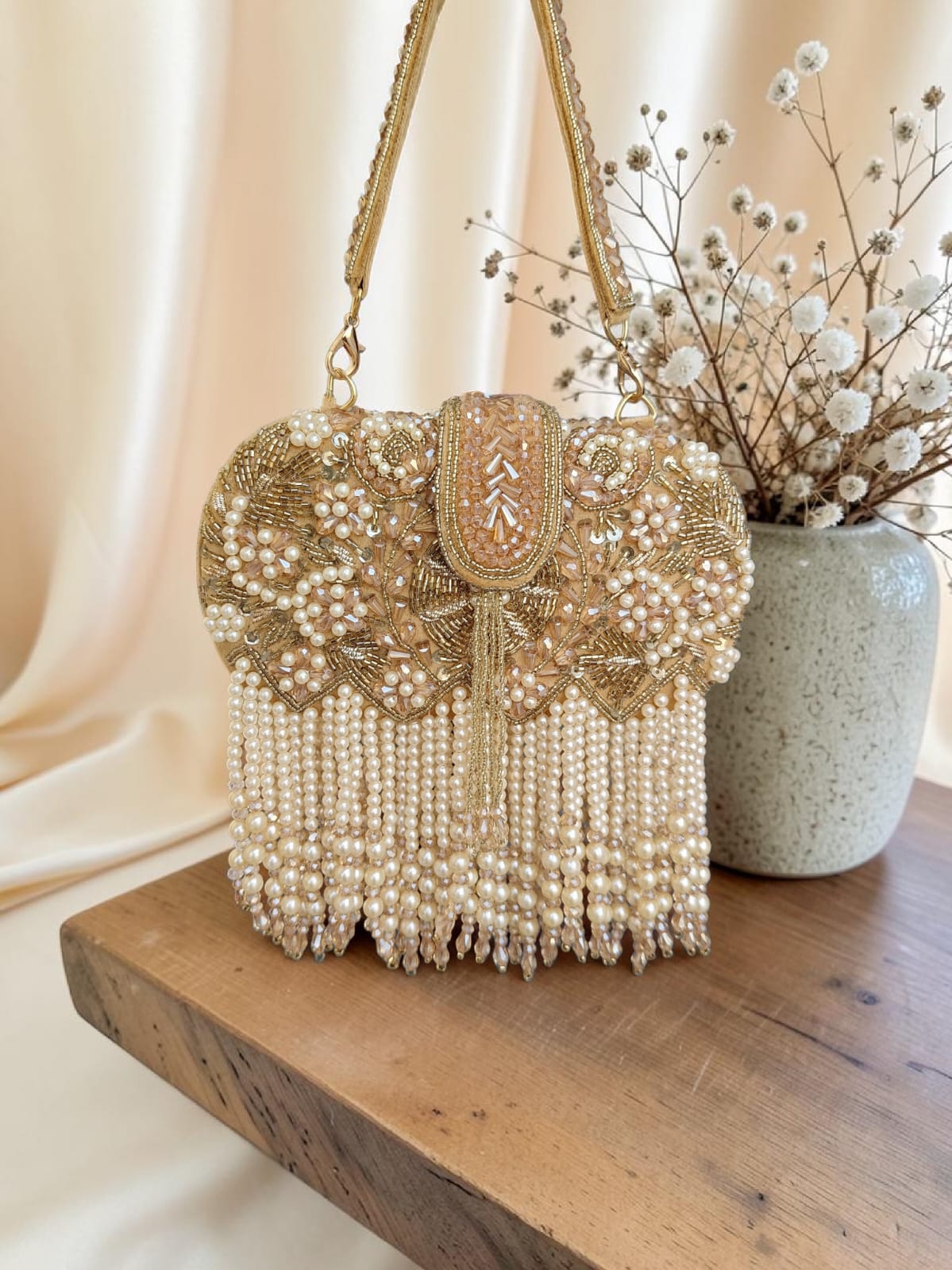 VRPS Embroidered Clutch | Handcrafted Ethnic Bag | SWIS-4529 | Additional Angle