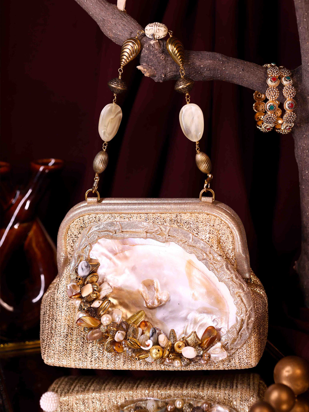 VRPS Batua Bag | Handcrafted Ethnic Bag | SWIS-2602 | Additional Angle