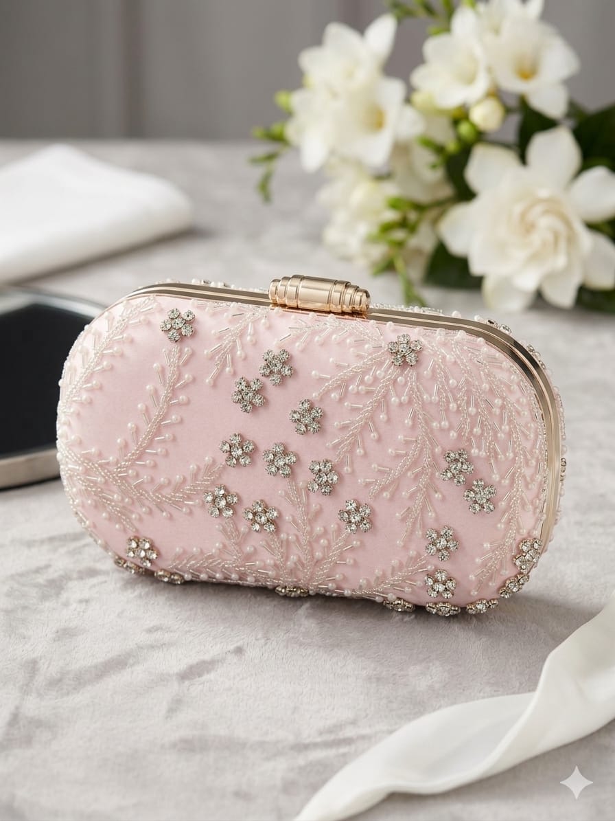 VRPS Embroidered Clutch | Handcrafted Ethnic Bag | SWIS-4669