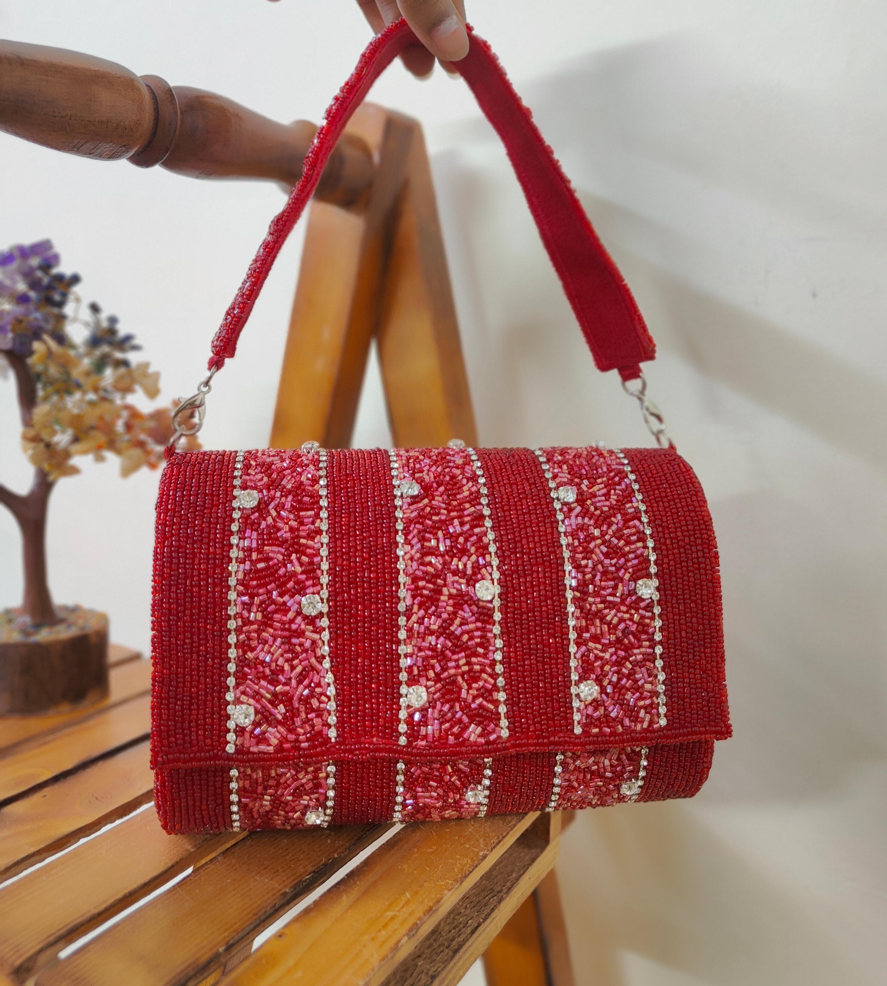 Red Flap Bag